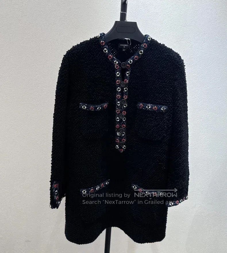 Chanel Chanel Tweed knitted coat Size XS / US 0-2 / IT 36-38 - 1 Thumbnail