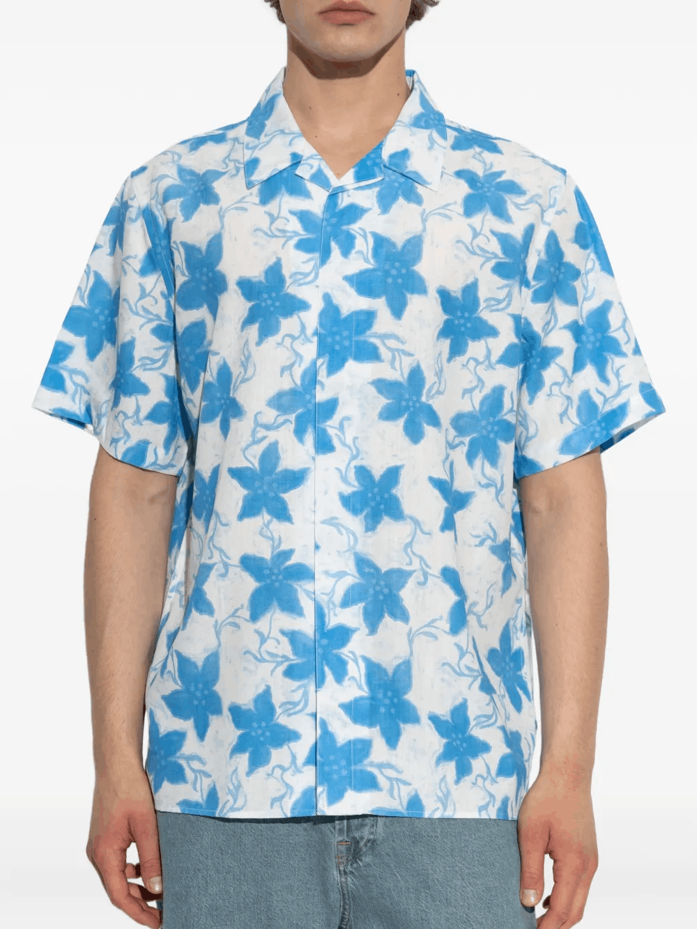 Other Men’s Casual Fit Floral Short Sleeve Shirt Size US S / EU 44-46 / 1 - 1 Thumbnail