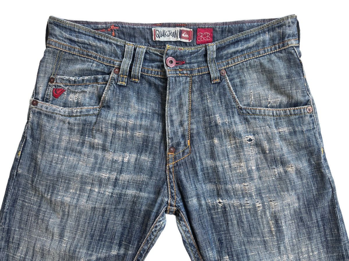 Quiksilver Quiksilver Used Dirty Pattern Denim Size US 35 - 8 Thumbnail