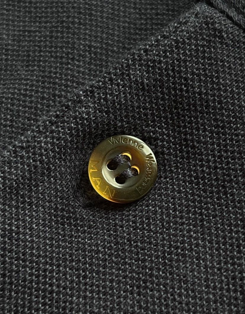 Vintage Vintage Vivienne Westwood Orb Saturn Polo Shirt Y2K XXL Size US XXL / EU 58 / 5 - 6 Thumbnail