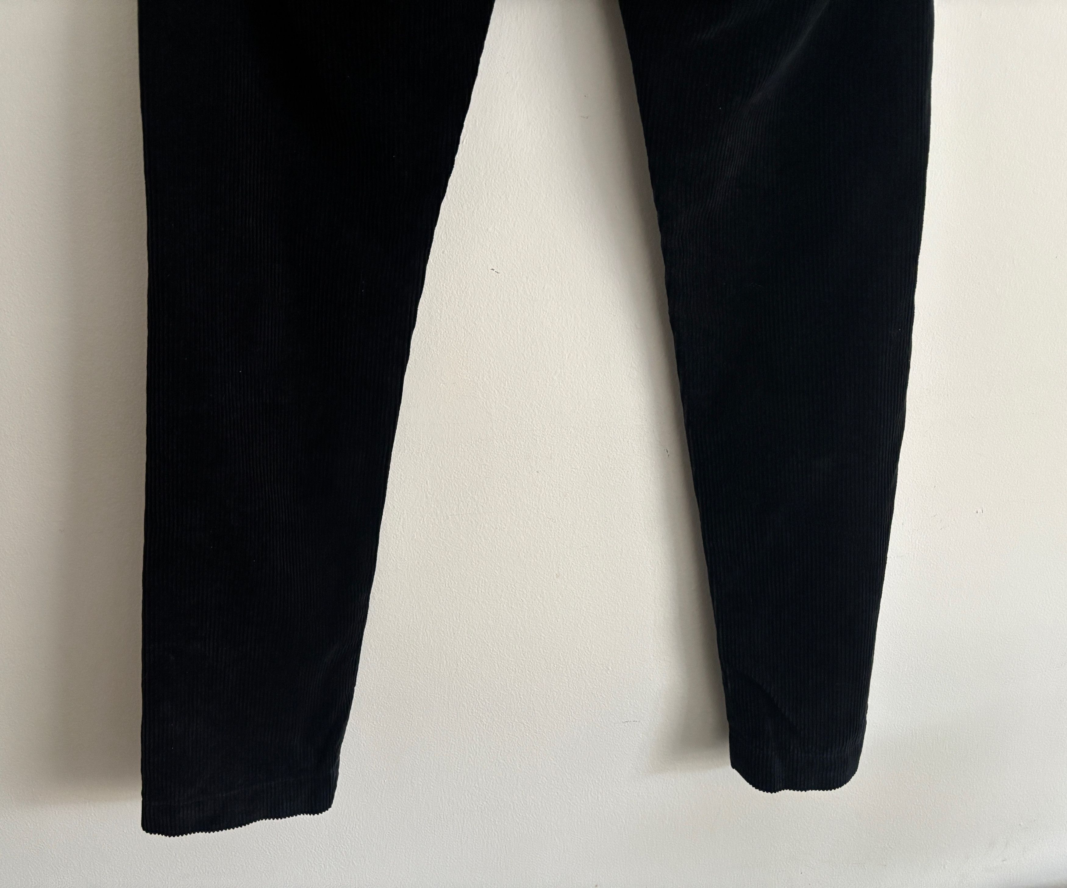 RRL Ralph Lauren $395 BNWT Officer's Black Corduroy Straight Fit Chino Pant Size US 29 - 4 Thumbnail
