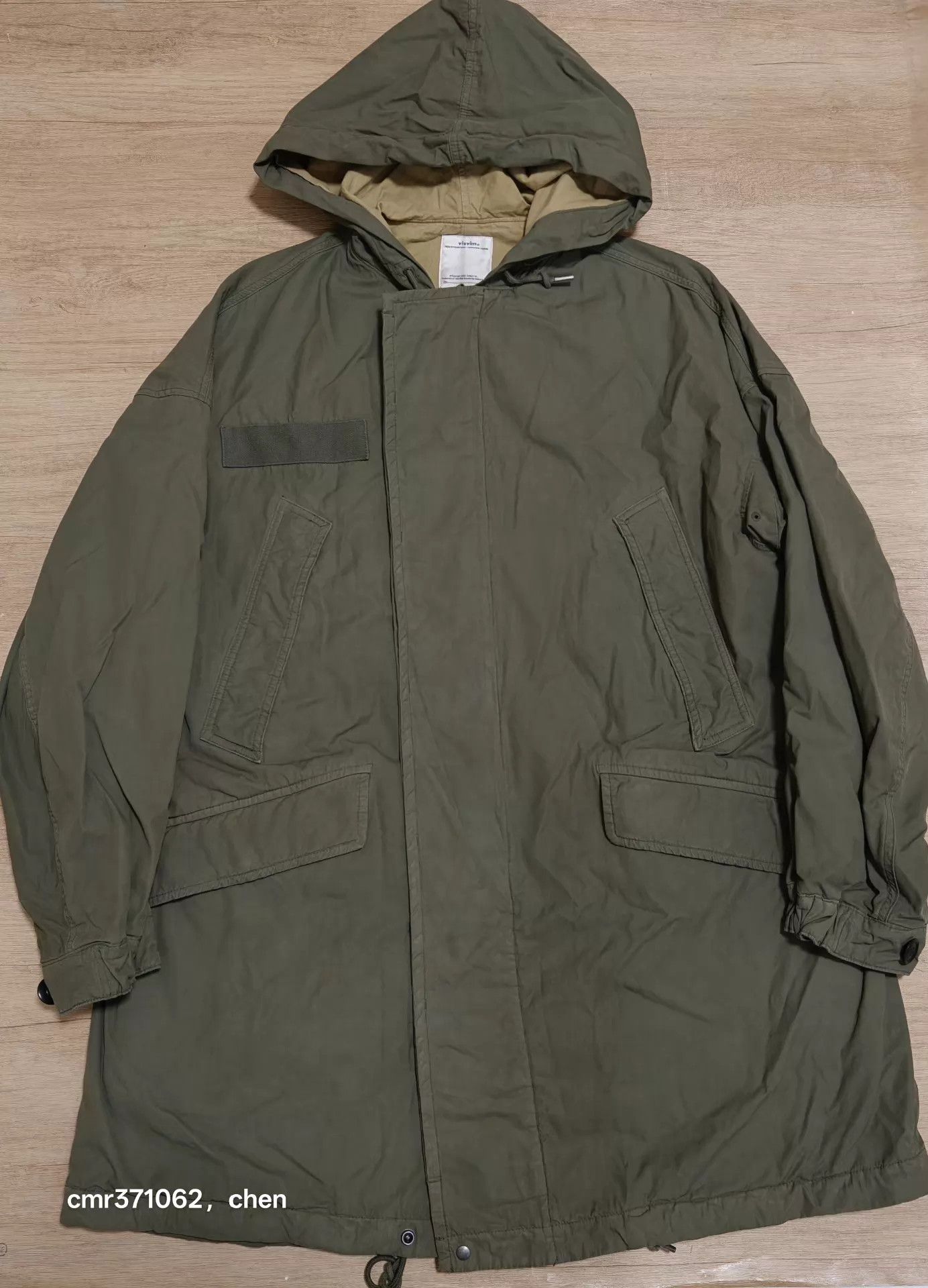 Visvim VISVIM 20SS PATTERSON OVERCOAT C/NY Olive 1 (Oversized) Size US S / EU 44-46 / 1 - 1 Thumbnail