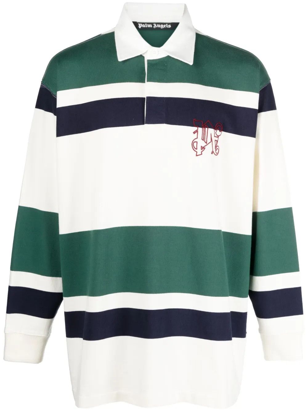 Palm Angels o1y0325 Logo Polo Shirt in Multicolor Size US S / EU 44-46 / 1 - 1 Thumbnail