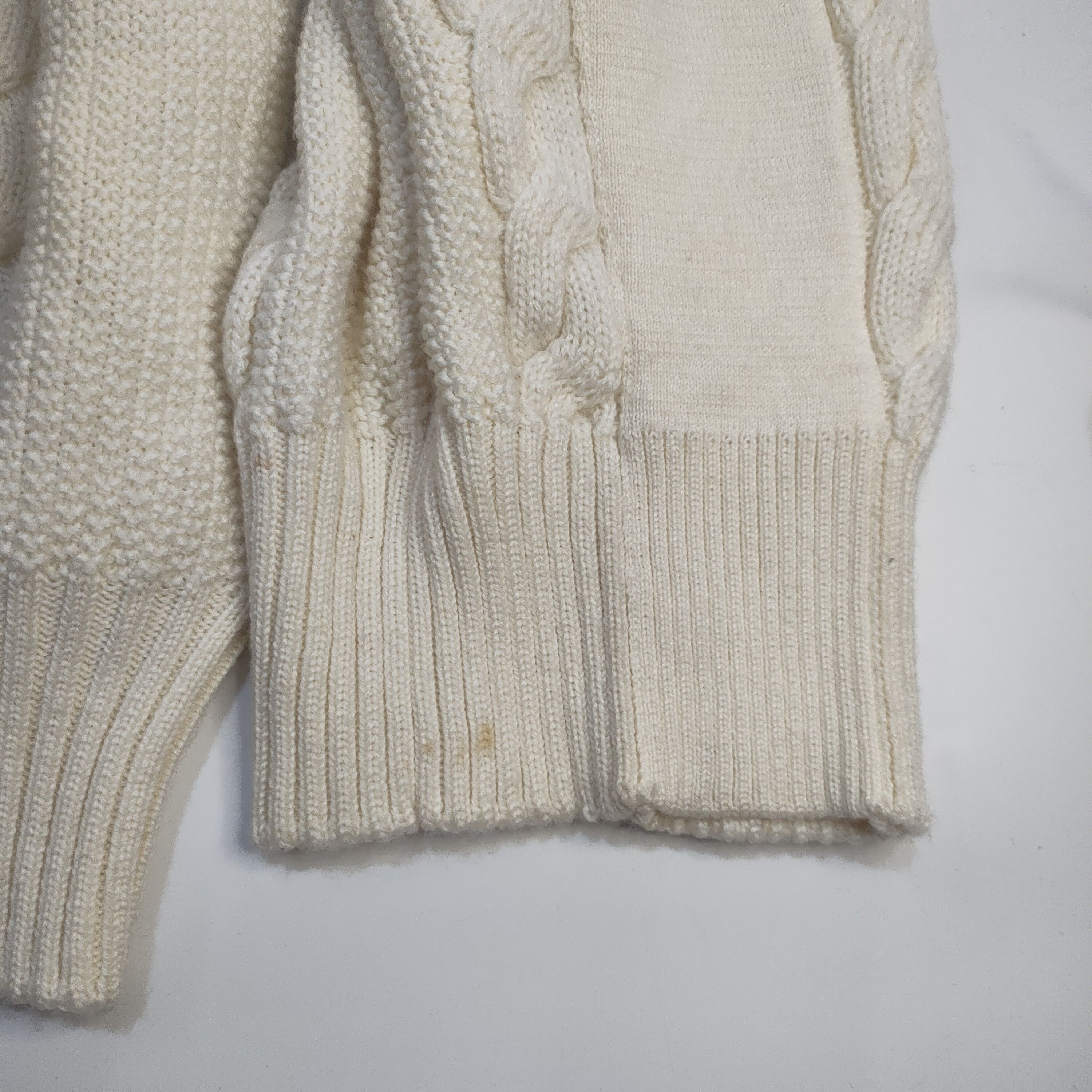 Y/Project NEW Y/PROJECT Oversized Wool Blend Sweater in Cream Size US M / EU 48-50 / 2 - 7 Thumbnail