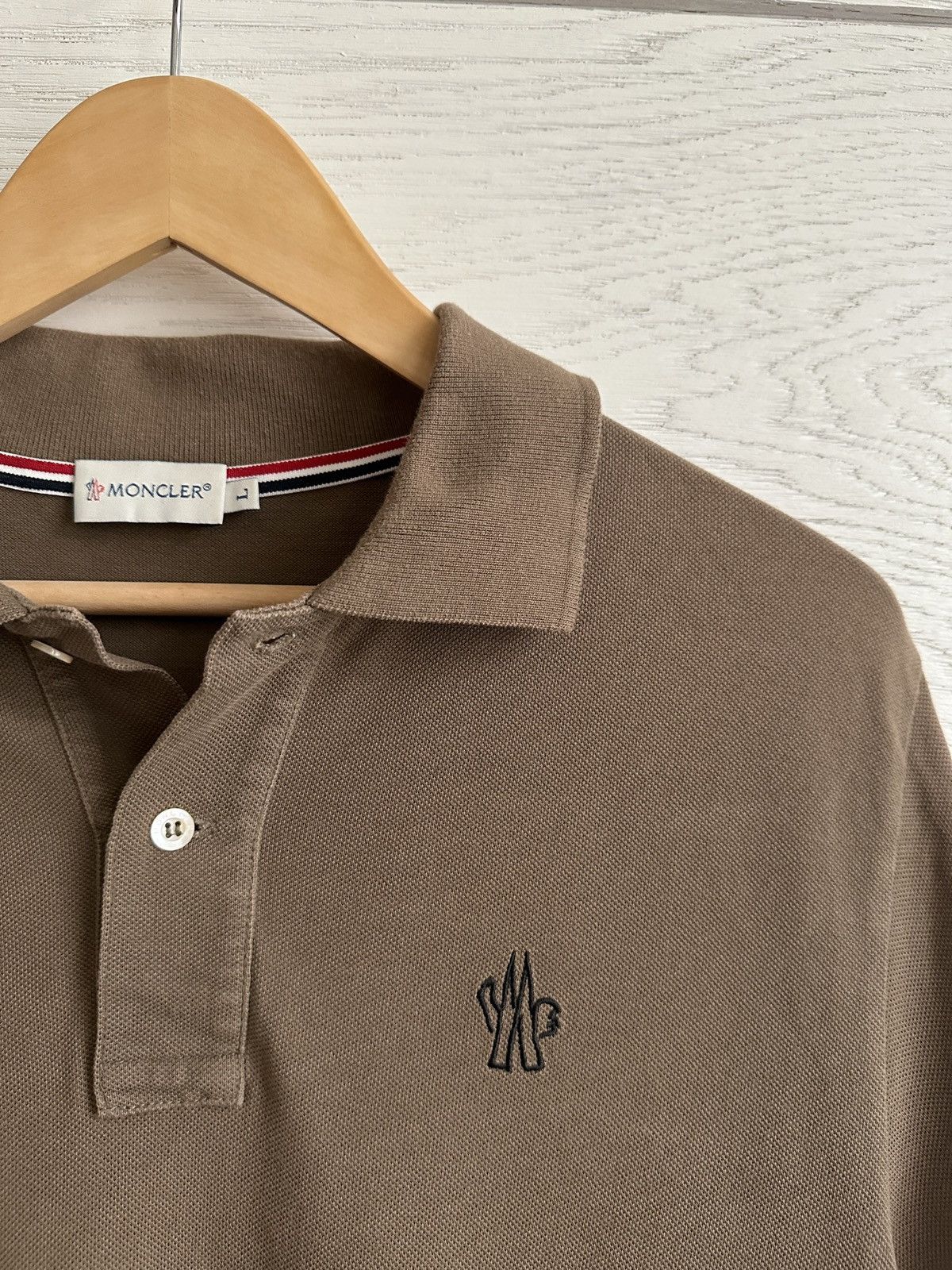 Moncler Moncler Brown Polo Size US L / EU 52-54 / 3 - 4 Thumbnail