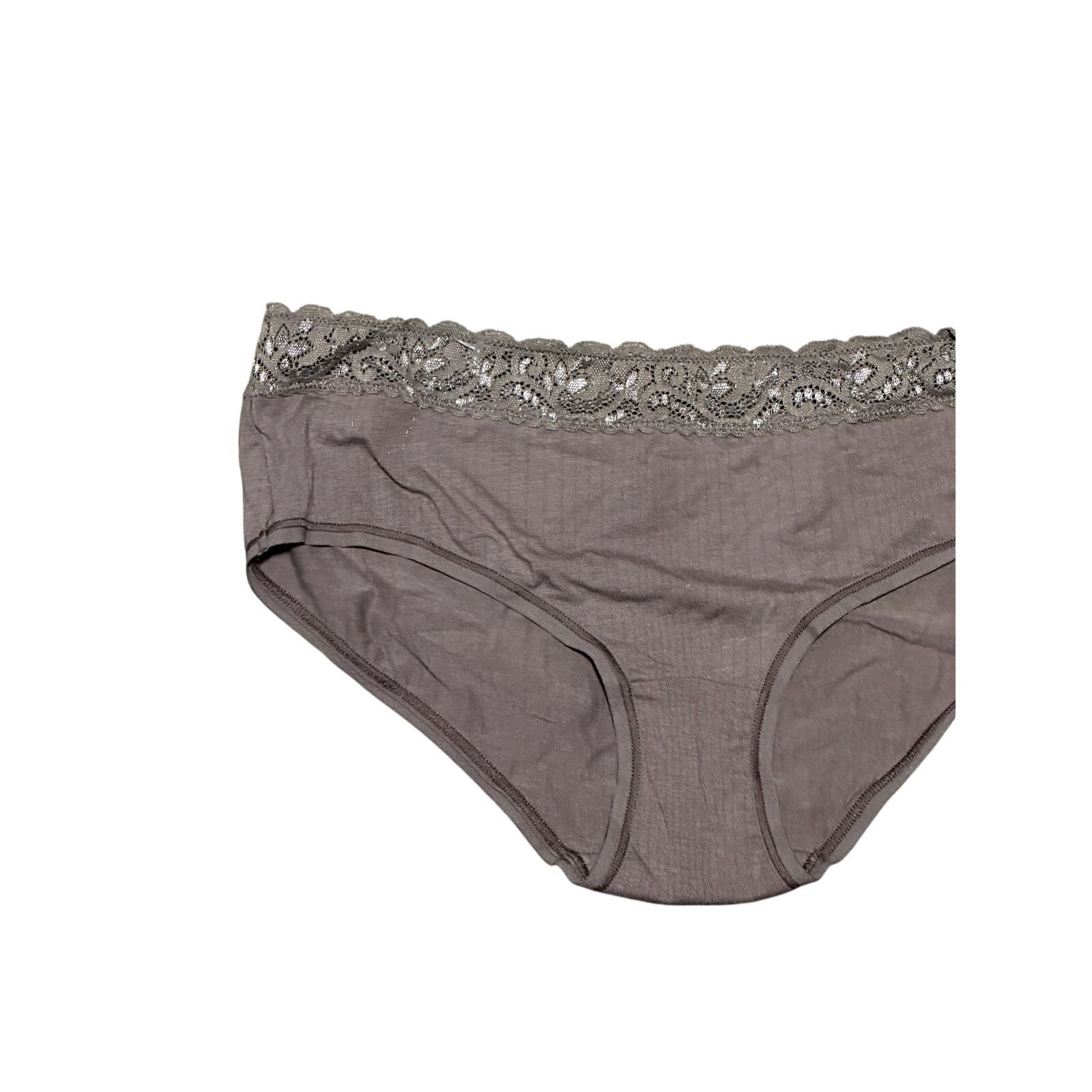 Other Felina Panty Lace Trimmed Hipster Bikini Cut Brown M NWOT Size ONE SIZE - 3 Thumbnail