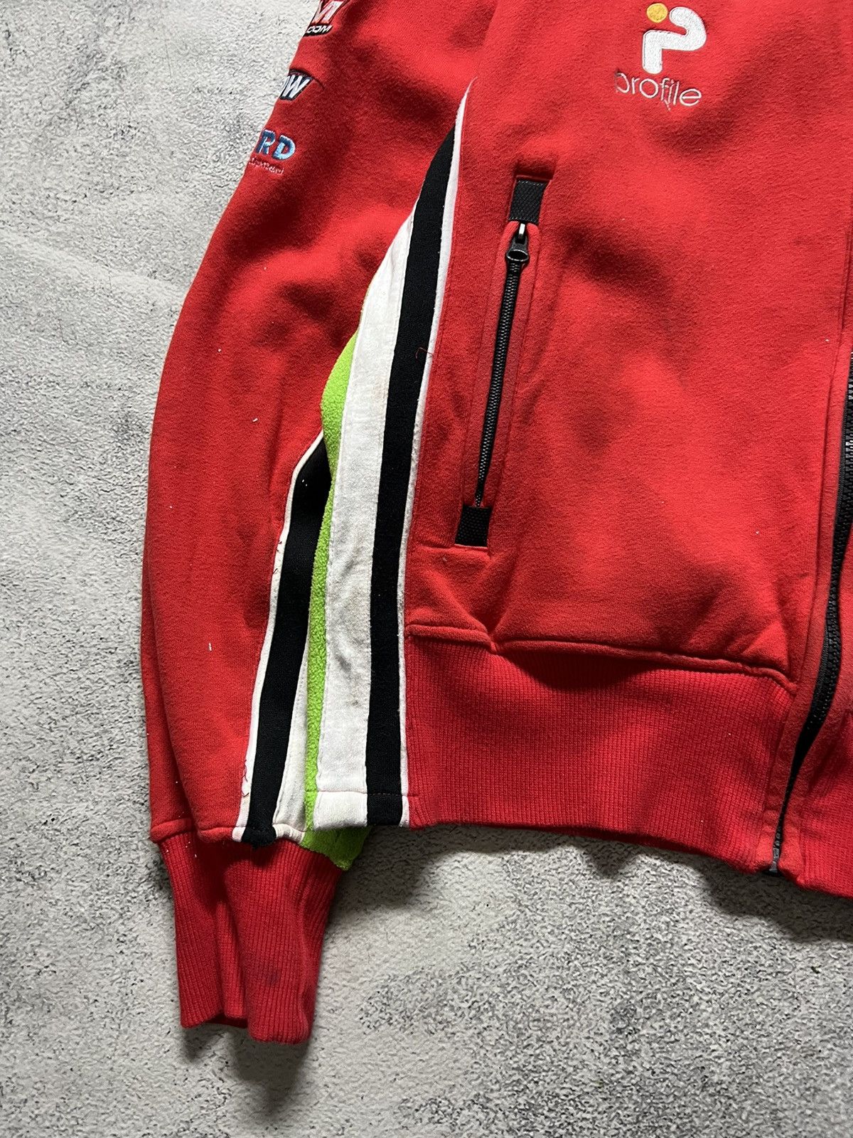 Vintage Vintage Y2k Kavasaki ❤️ Buldbase Racing Zip Sweatshirt 00’s Size US L / EU 52-54 / 3 - 10 Thumbnail