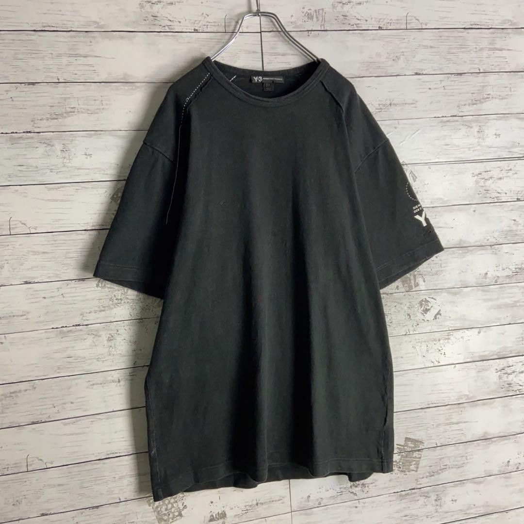 Yohji Yamamoto yohji yamamoto pour homme Y-3 arm logo super thick t-shirt Size US L / EU 52-54 / 3 - 3 Thumbnail