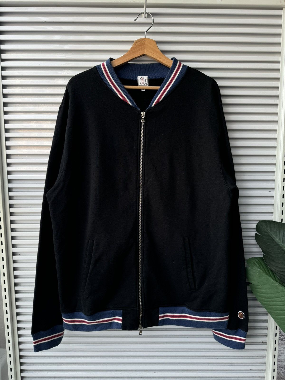 Bape Bape A Bathing Ape Varsity Zipper Jacket Size US L / EU 52-54 / 3 - 1 Thumbnail