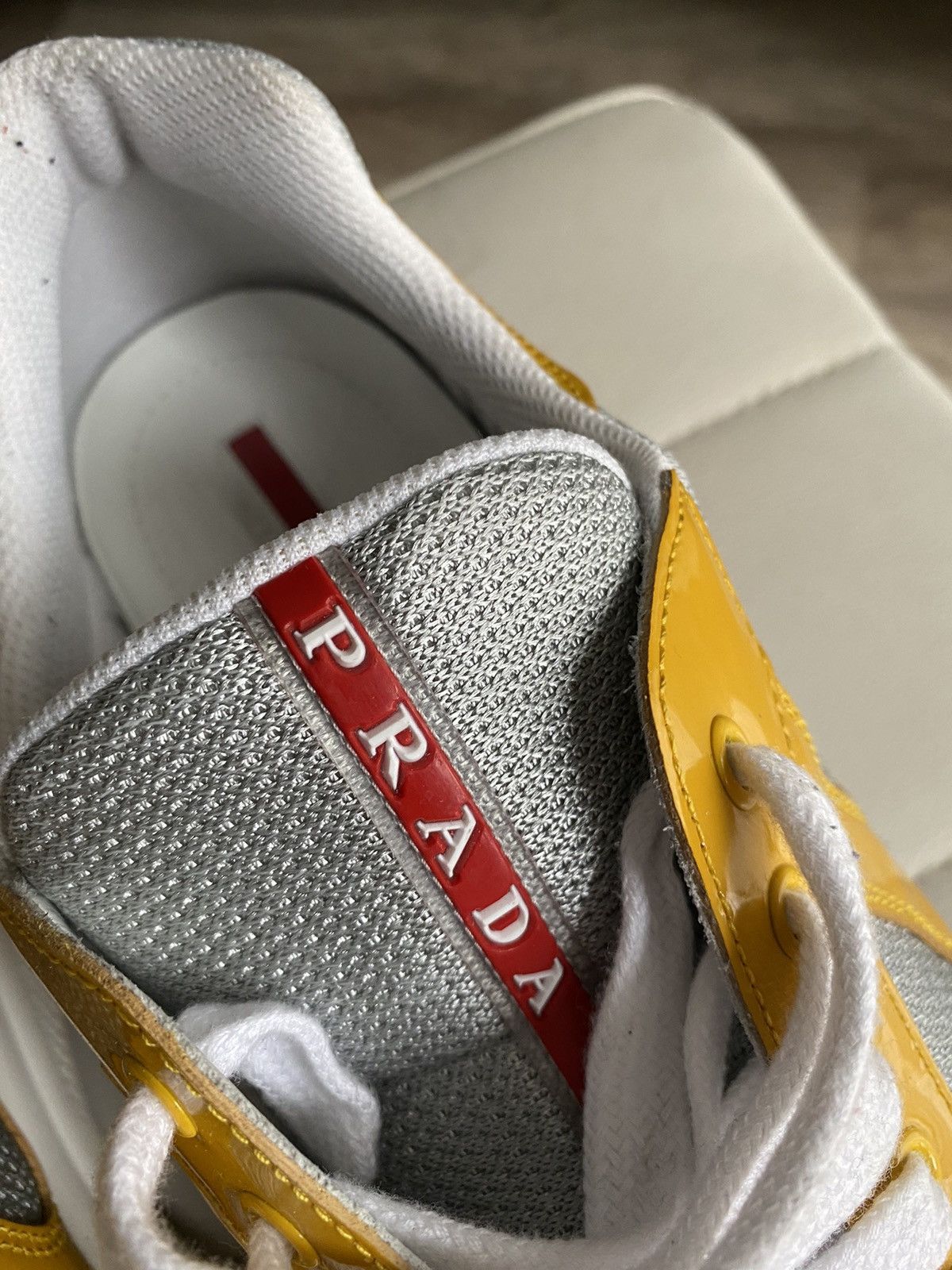Prada Prada Cup Sneaker “Gold Argento” Size US 10 / EU 43 - 2 Thumbnail