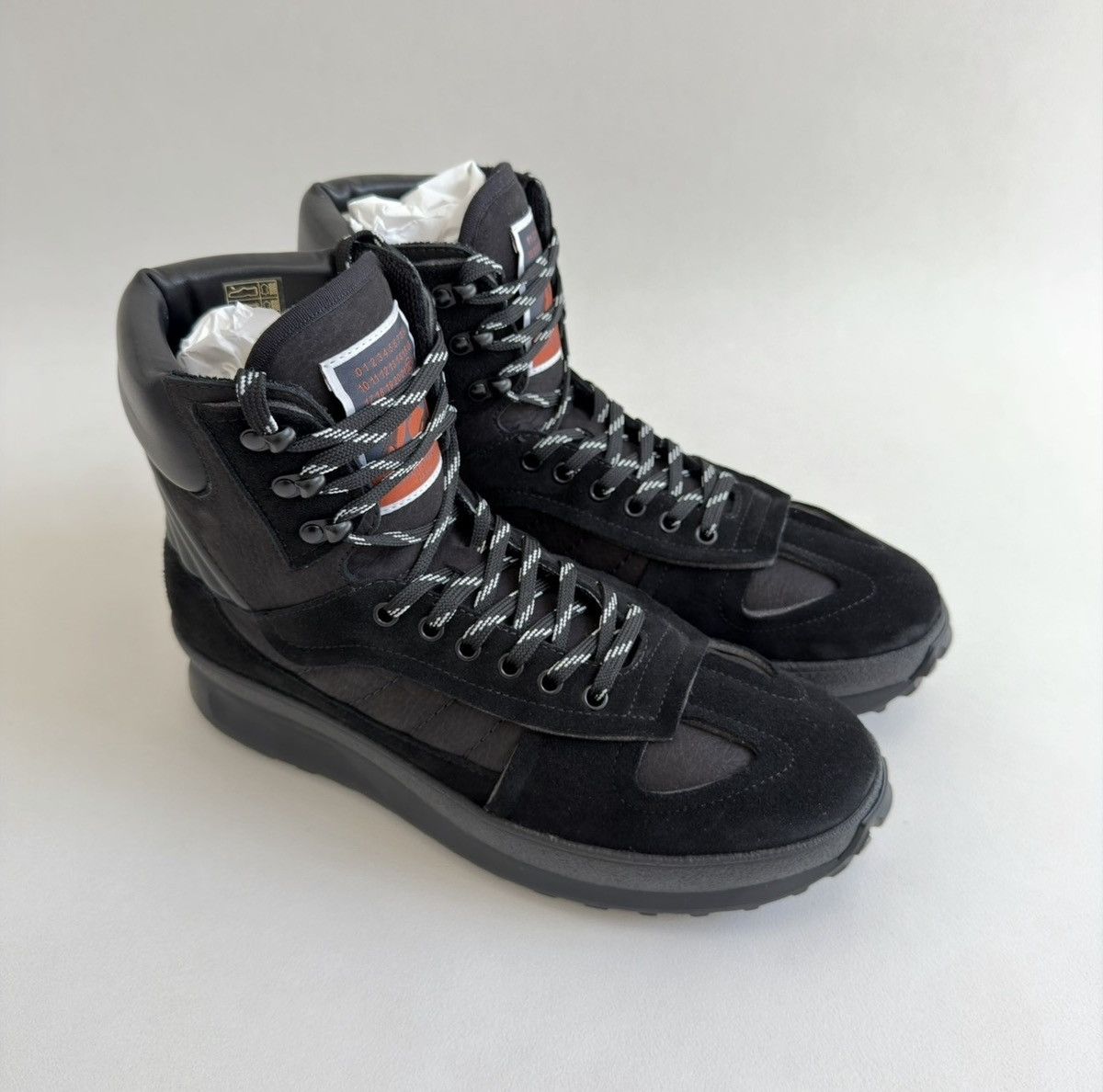 Maison Margiela A/W 24 ‘Climber’ Black High Top Sneakers Size US 8 / EU 41 - 2 Thumbnail
