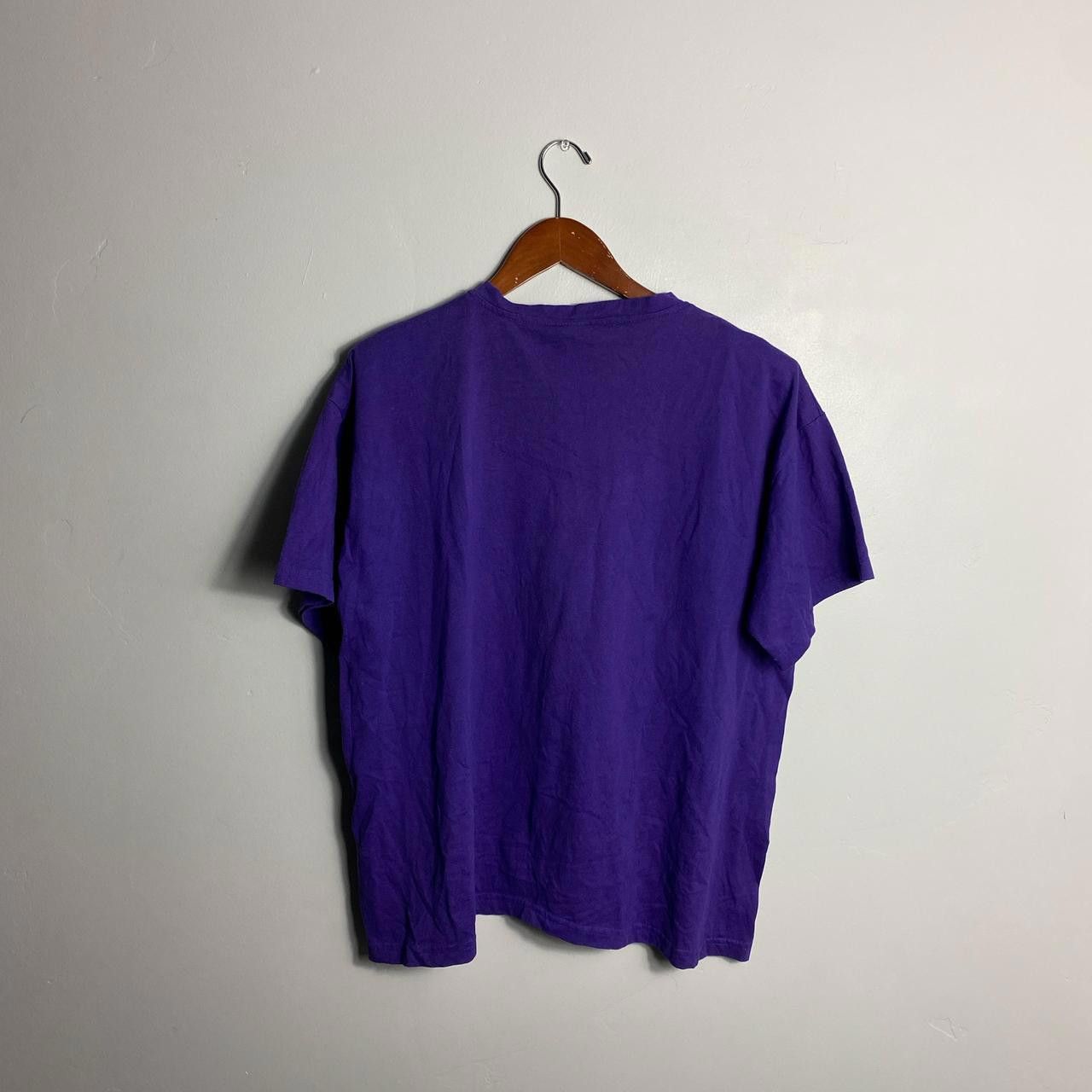 Vintage 90s vintage purple T-shirt about a size XL Size XL / US 12-14 / IT 48-50 - 3 Thumbnail