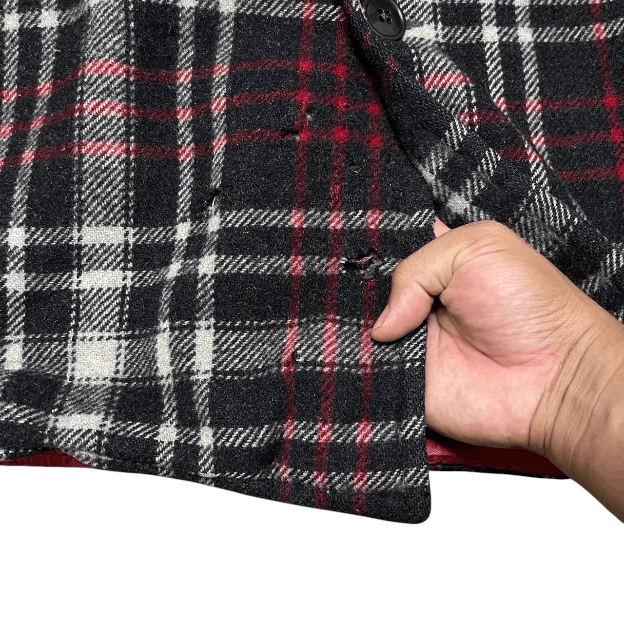 Chippewa Vintage 40's Chippewa Woolen Mills Checkered Wool Coat Size US M / EU 48-50 / 2 - 6 Thumbnail