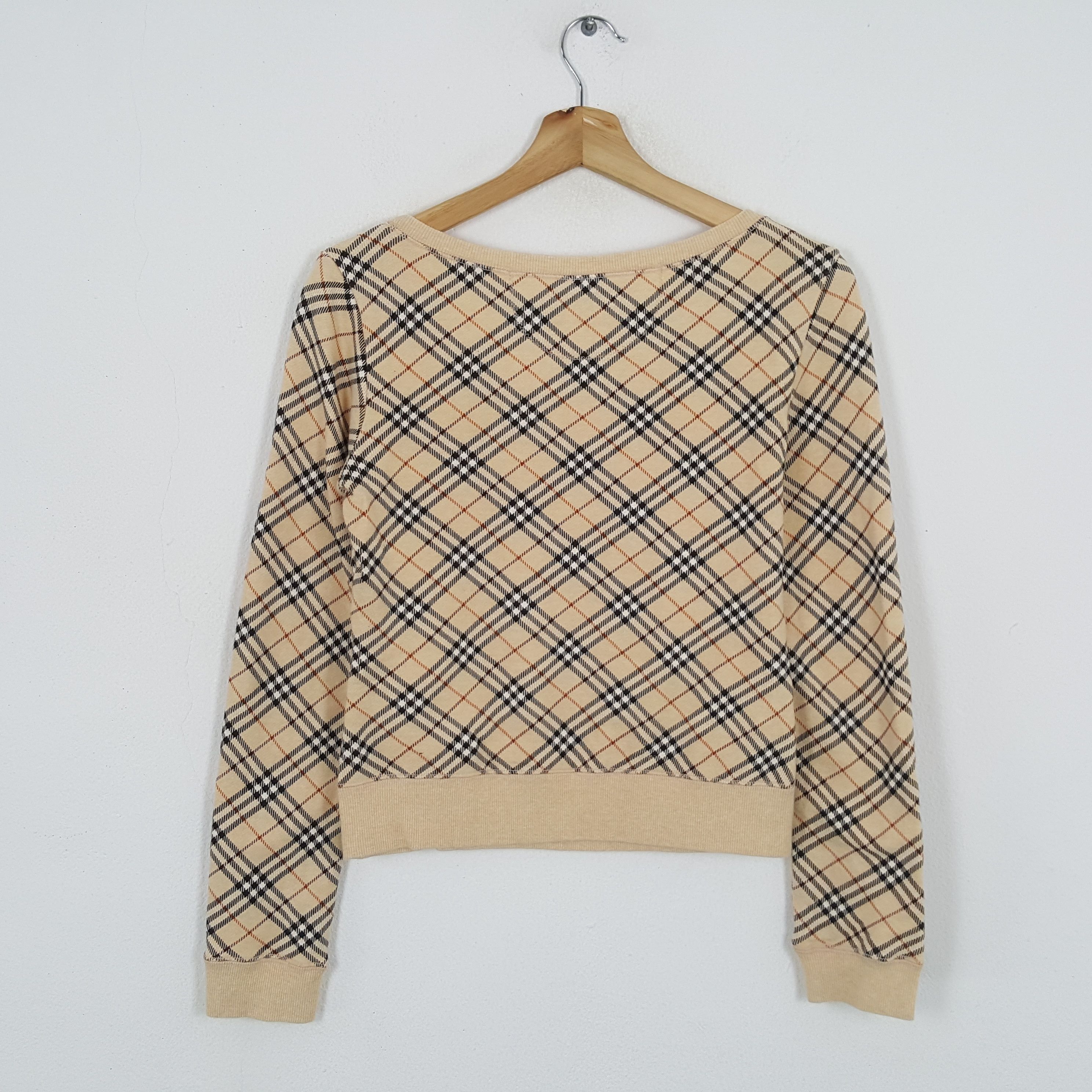 Burberry × Japanese Brand × Vintage Vintage BURBERRY LONDON BLUE LABEL Brand Sweatshirts Size XS / US 0-2 / IT 36-38 - 3 Thumbnail
