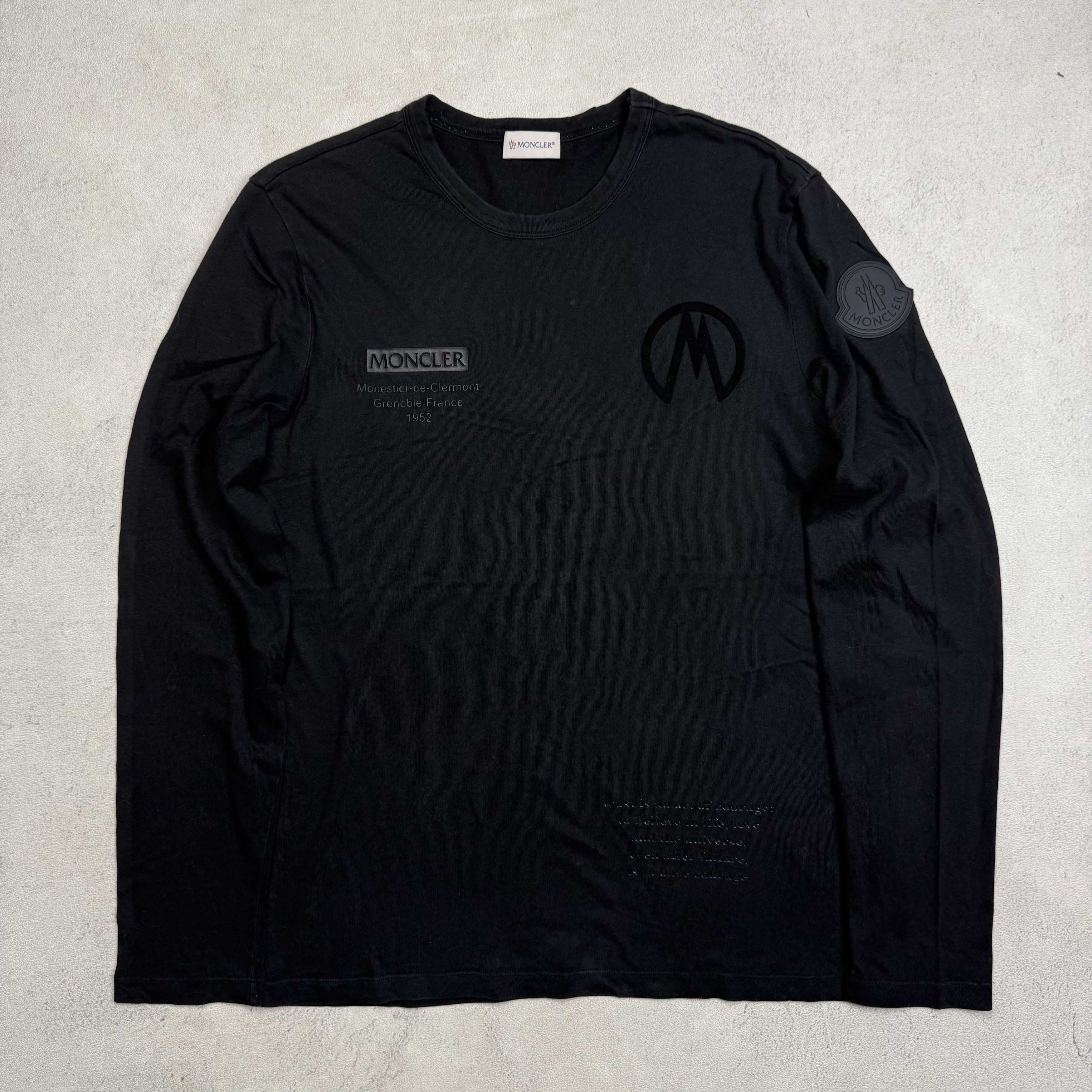 Moncler Moncler Longsleeve Tshirt Size US M / EU 48-50 / 2 - 1 Thumbnail