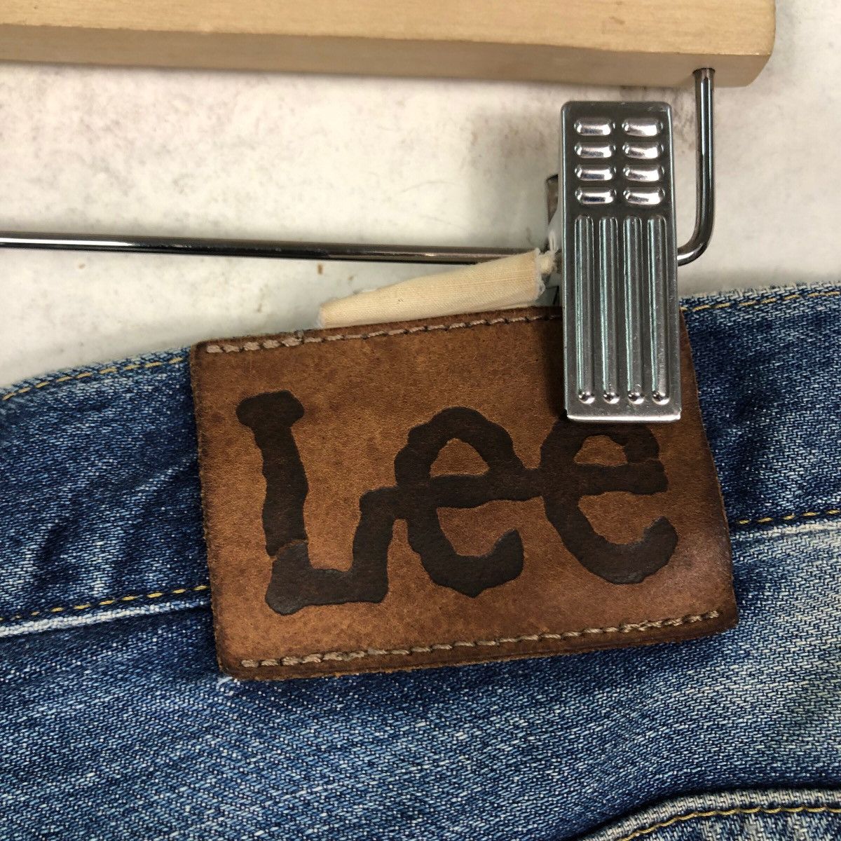 Japanese Brand 🔥Vintage Denim Jeans Lee Rider Biker Size US 32 / EU 48 - 20 Thumbnail