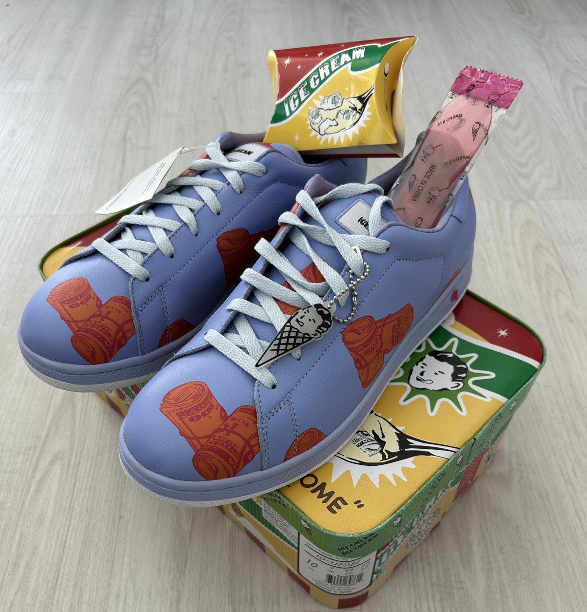 Billionaire Boys Club × Icecream × Reebok RARE OG REEBOK X BBC/ICE CREAM BOUTIQUE SNEAKER Size US 10 / EU 43 - 2 Thumbnail