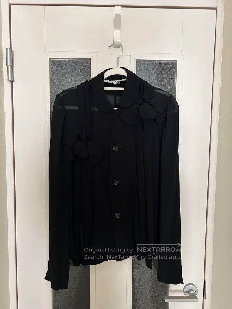 Comme des Garcons Comme Des Garcons Black vintage bow shirt top Size S / US 4 / IT 40 - 1 Thumbnail