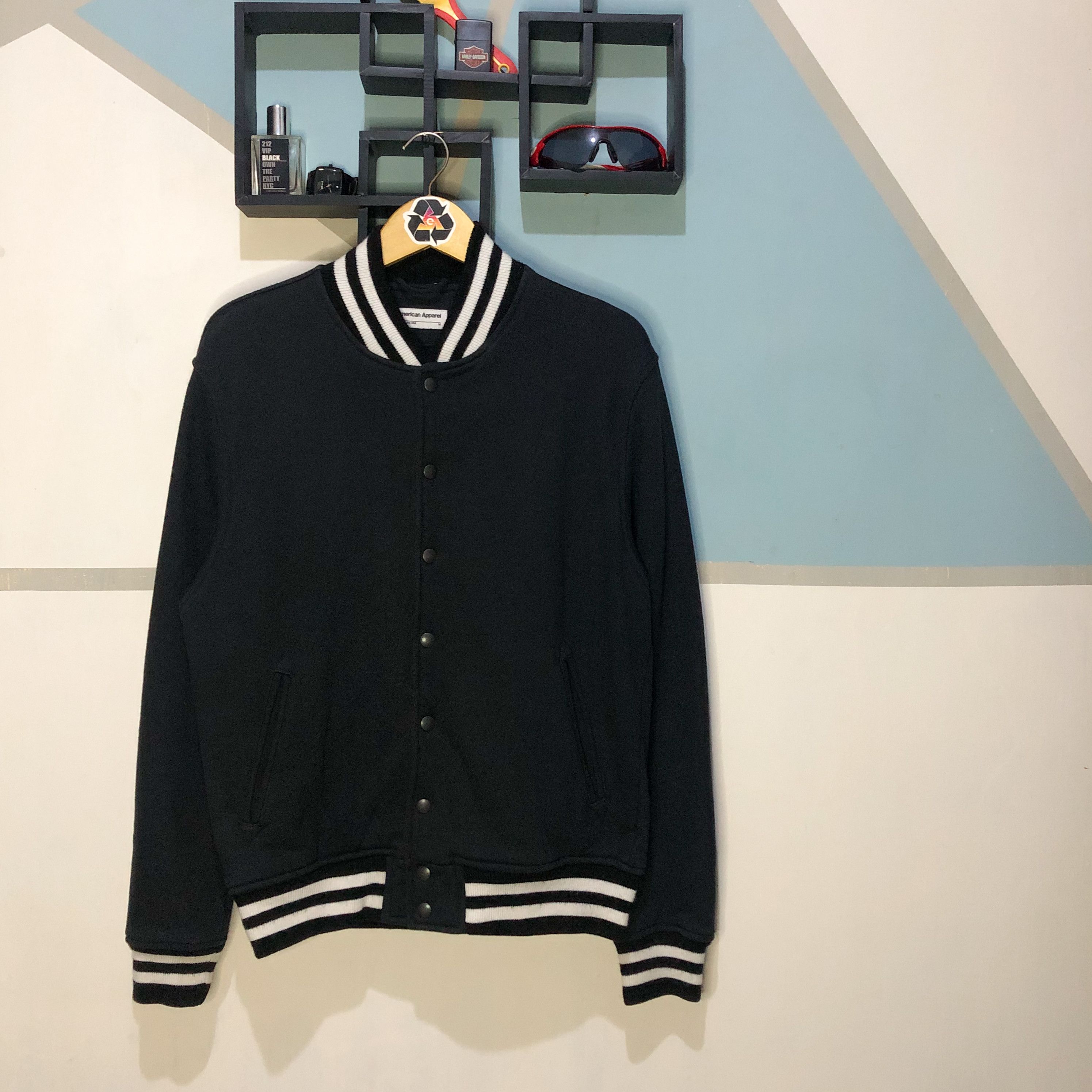 American Apparel American Apparel Bomber Varsity Jacket Size US M / EU 48-50 / 2 - 1 Thumbnail