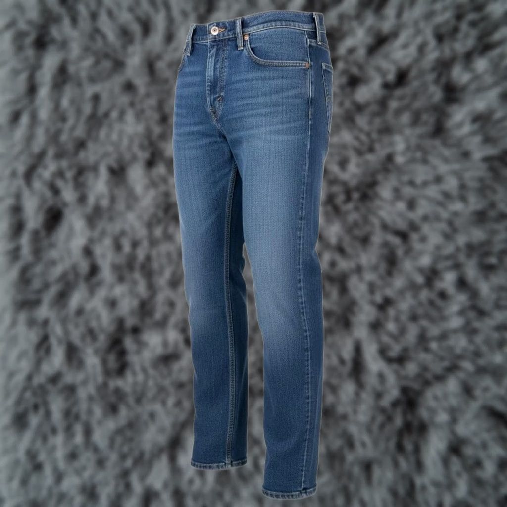 Levi's Levi's 511 Jeans Mens 32x32 Blue Medium Wash Slim Tapered Stretch Denim Zip Fly Size US 32 / EU 48 - 1 Thumbnail
