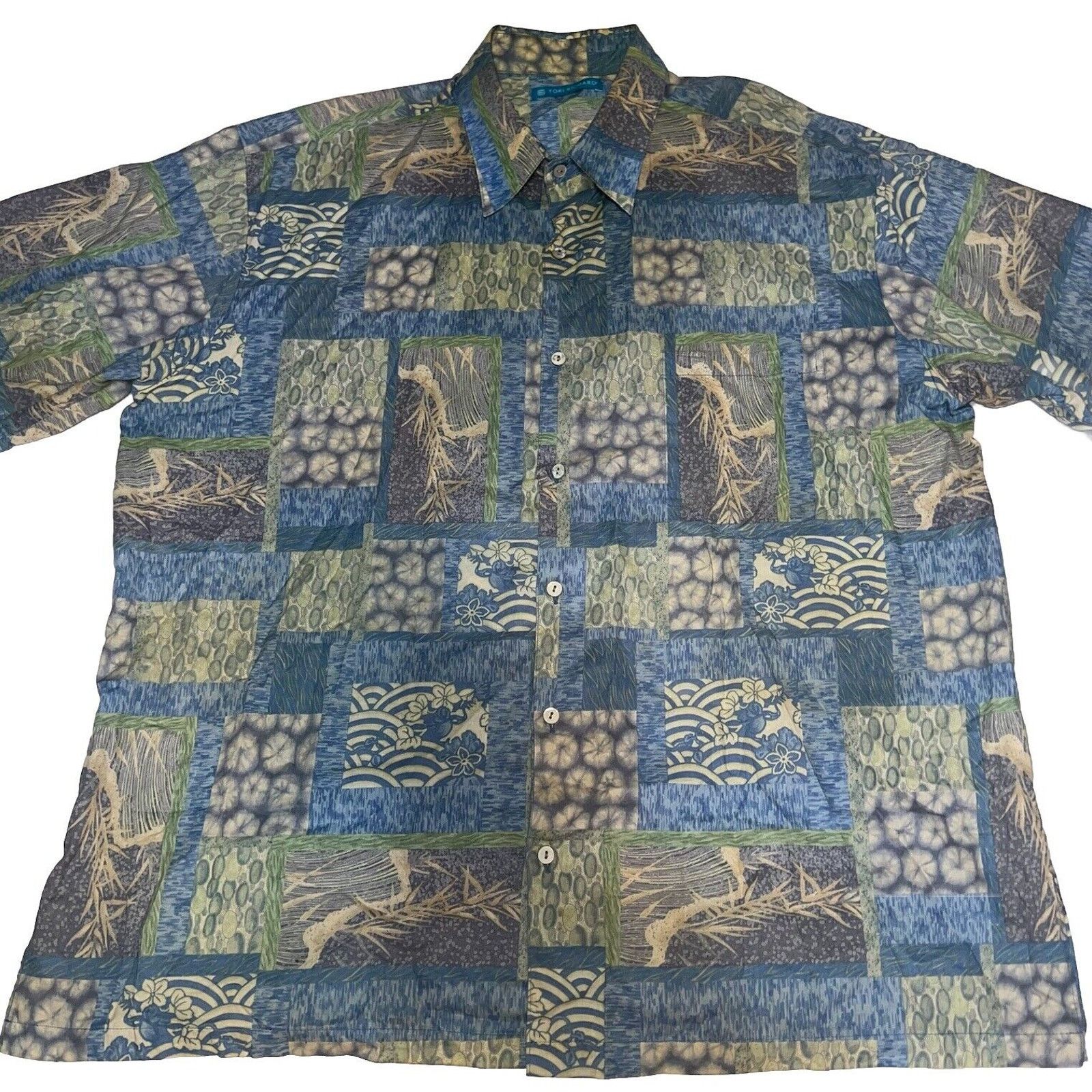 Tori Richard Tori Richard Men’s XL Aloha Hawaiian Shirt Abstract Floral Size US XL / EU 56 / 4 - 1 Thumbnail