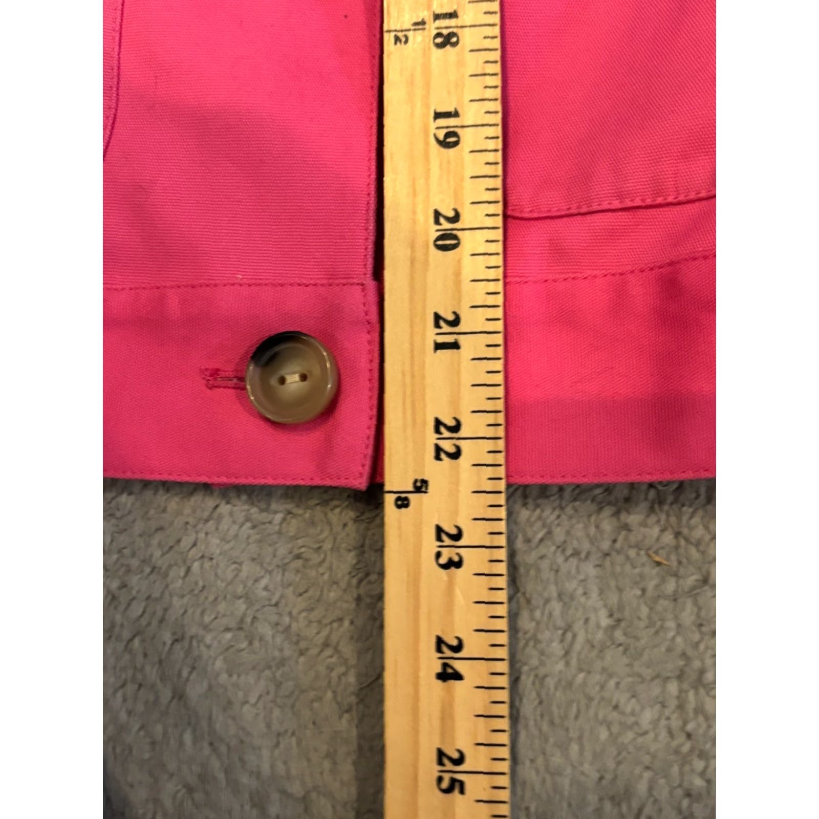 Talbots Talbots Jacket Womens Petite 4 Pink Stretch Chest Pockets Collared Button Front Size S / US 4 / IT 40 - 4 Thumbnail