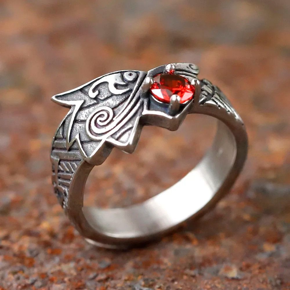 Jewelry Viking Dragon Ring Streetwear Jewelry Fashion Gift Size ONE SIZE - 3 Thumbnail