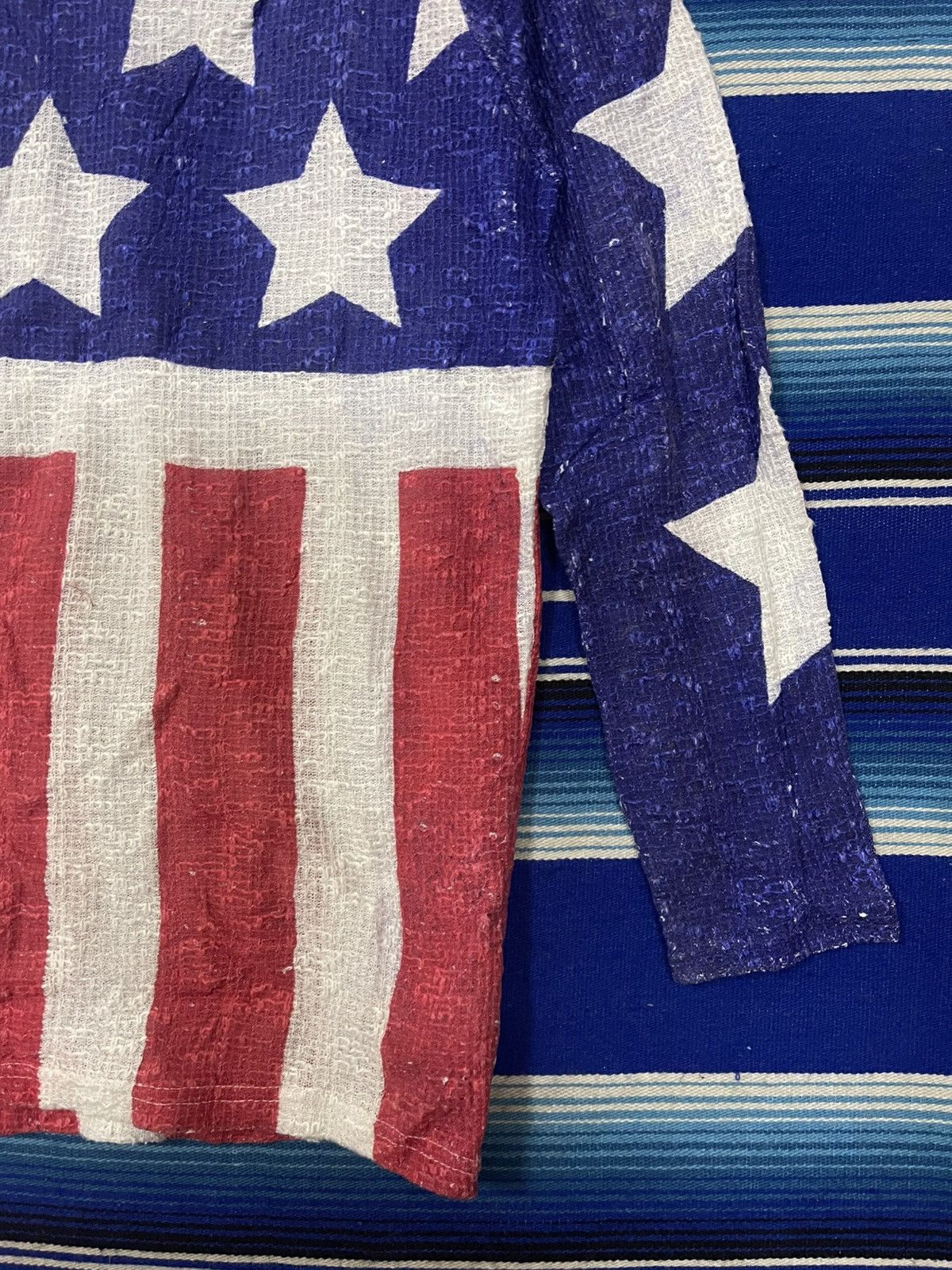 Designer × Japanese Brand VERY RARE 🔥 Co&Lu American Flag Tshirt Size ONE SIZE - 3 Thumbnail