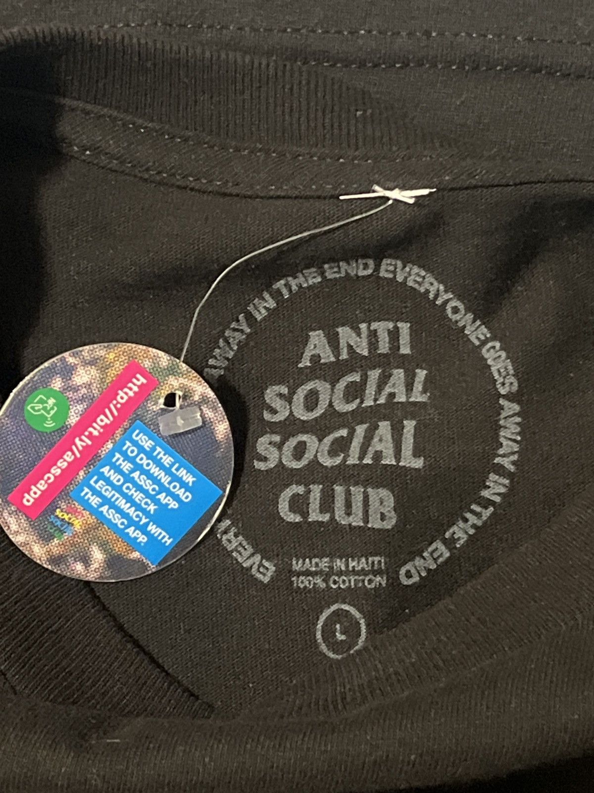 Anti Social Social Club DS Anti Social Social Club Up To You ASSC Tee L SupreMe Size US L / EU 52-54 / 3 - 5 Thumbnail