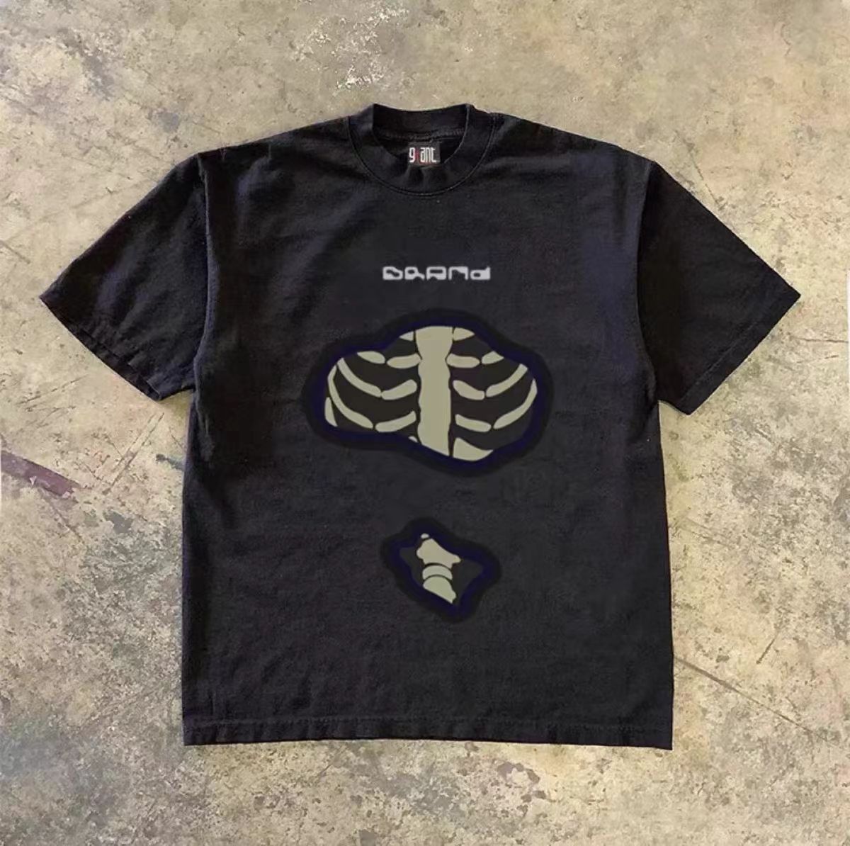 Japanese Brand × Vintage Hip Hop Skull Skeleton Printed Loose Short Sleeve T-Shirt Size US M / EU 48-50 / 2 - 1 Thumbnail