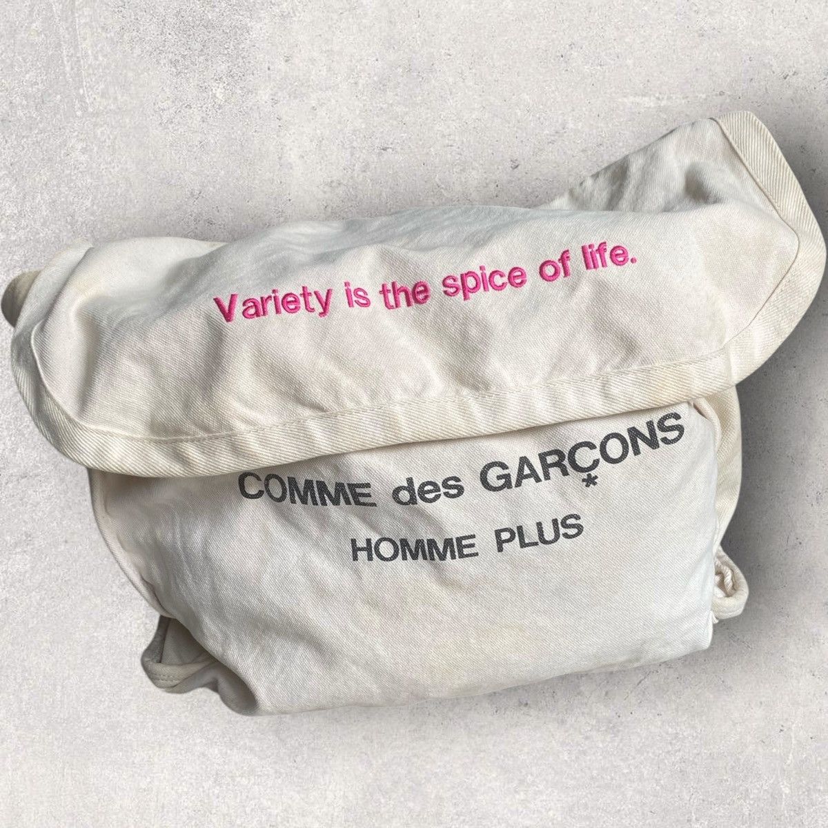 Comme des Garcons Homme Plus CDGHP Canvas Oversize Crossbody Bag Size ONE SIZE - 1 Thumbnail