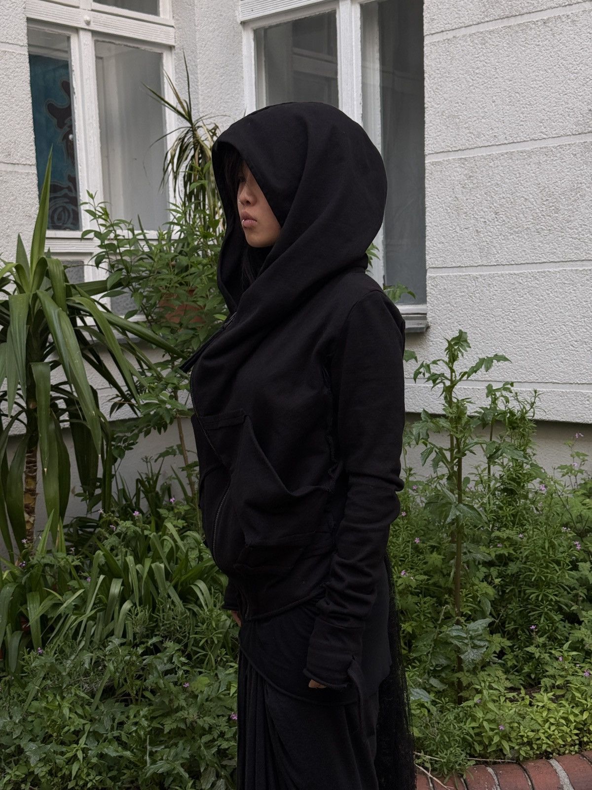 Barbara I Gongini Barbara gongini deconstructed hooded back zip hoodie Size XS / US 0-2 / IT 36-38 - 2 Thumbnail