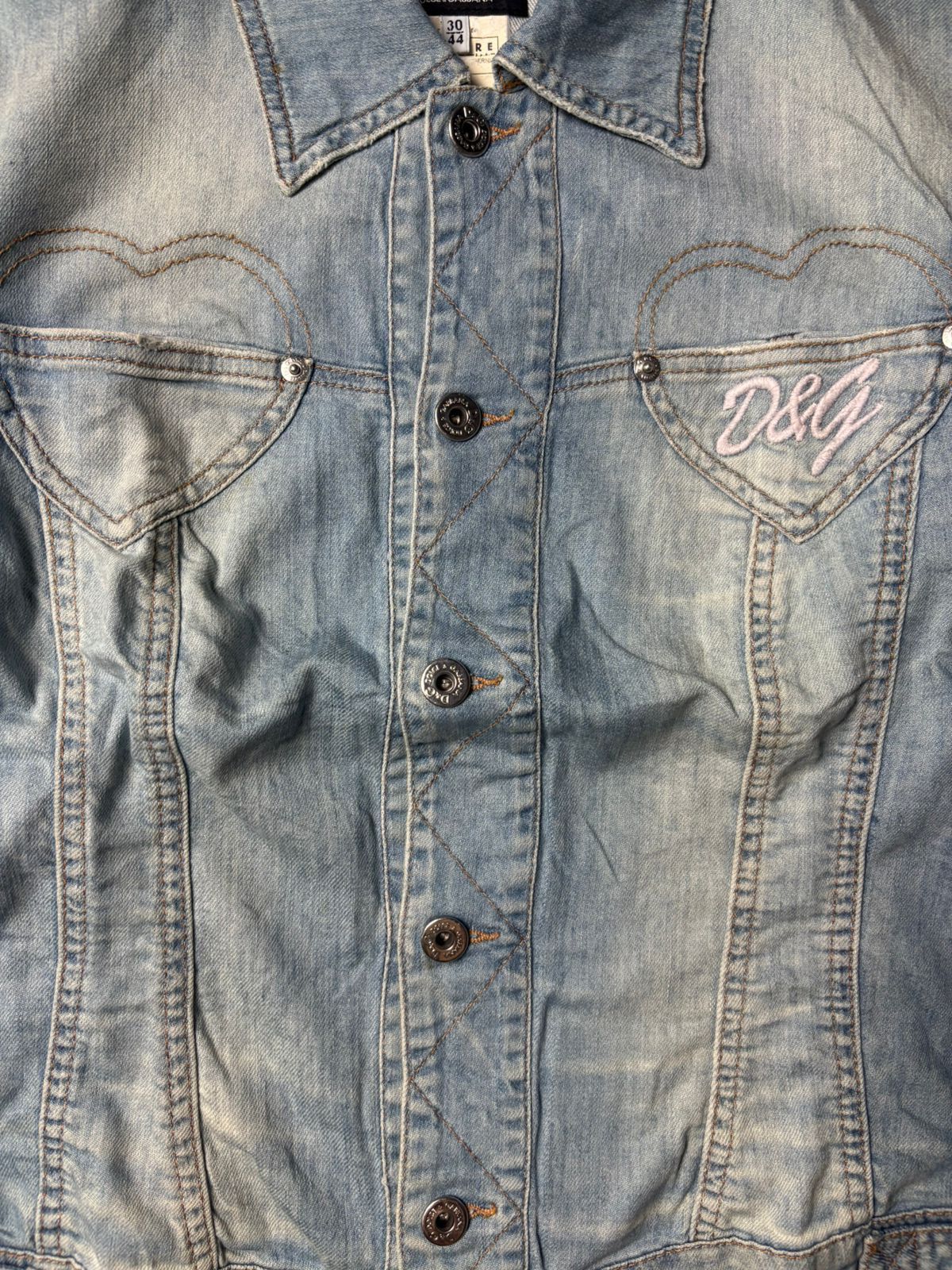 Dolce & Gabbana 2000s Dolce Gabbana Love Pocket Jacket Size S / US 4 / IT 40 - 3 Thumbnail