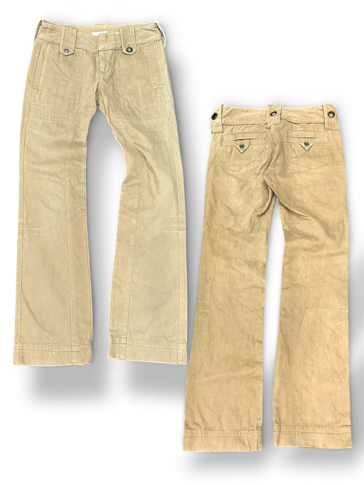 Diesel 2000 Diesel Studded Button Flare Denim Size US 28 / EU 44 - 1 Thumbnail