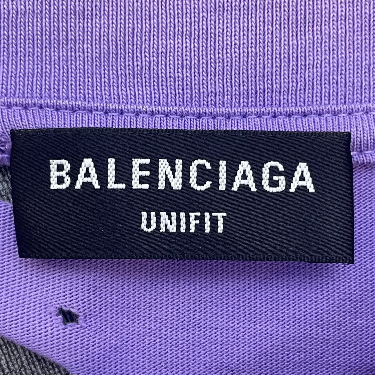 Balenciaga Balenciaga Cracked Design Regular T-shirt K26WX Size S / US 4 / IT 40 - 6 Thumbnail