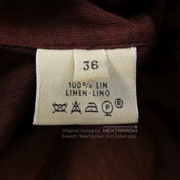 Hermes Hermes Linen Crew Neck Shirt Size XS / US 0-2 / IT 36-38 - 3 Thumbnail