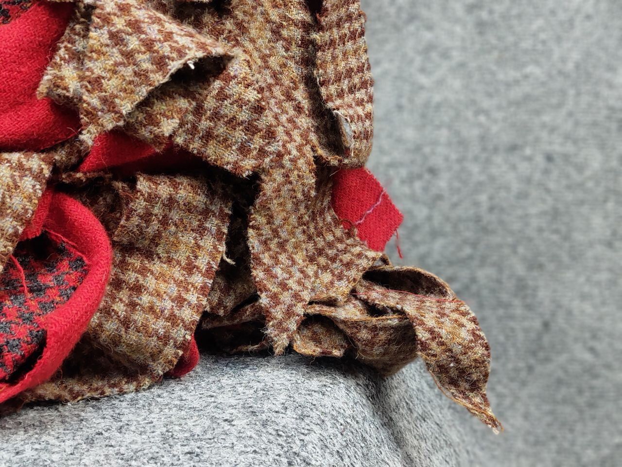 Harris Tweed Vintage Handmade Harris Tweed Women's bag with one handle Size ONE SIZE - 9 Thumbnail
