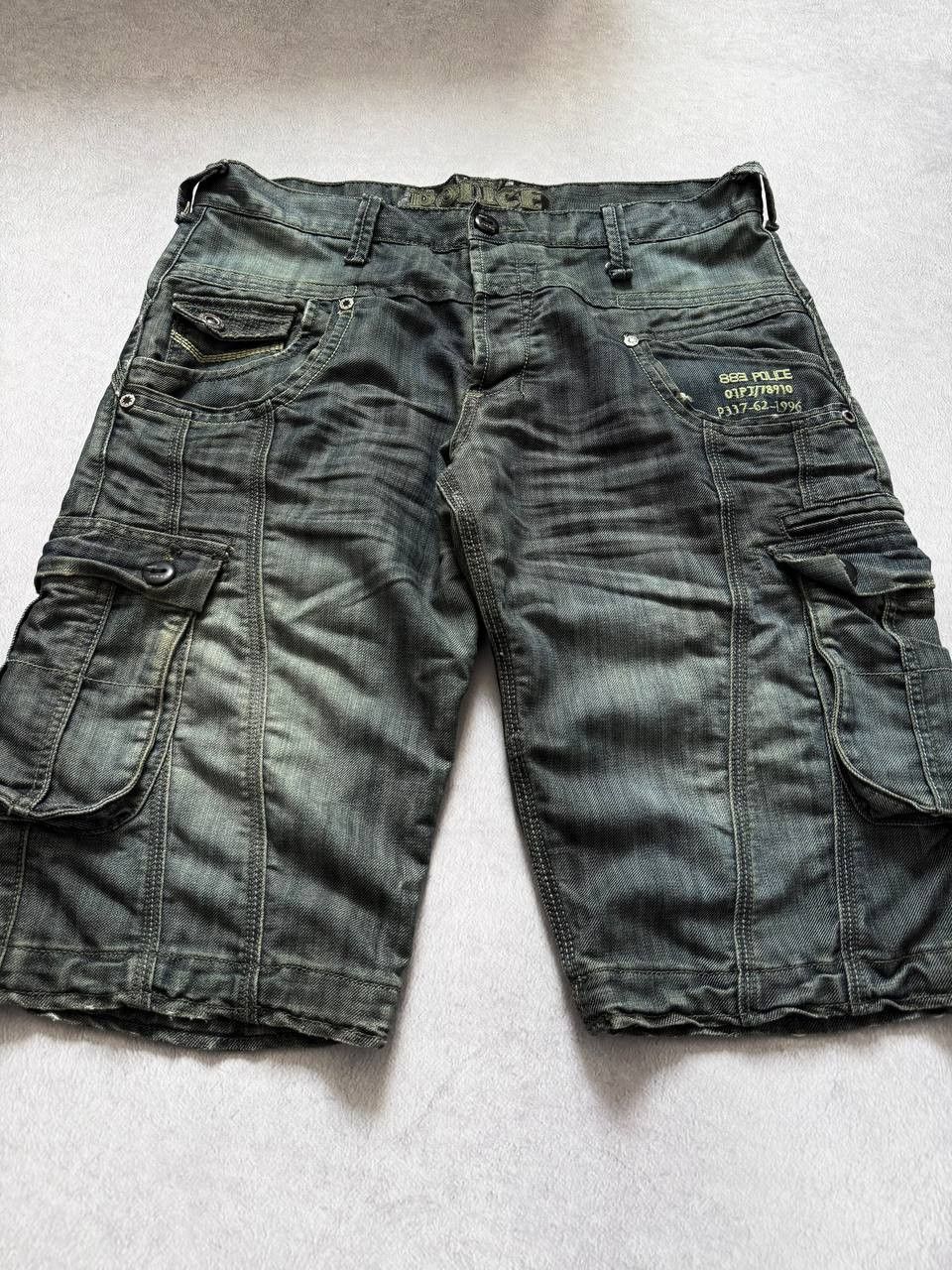 Japanese Brand Vintage 883Police Y2k Crazy Shorts Size US 34 / EU 50 - 4 Thumbnail