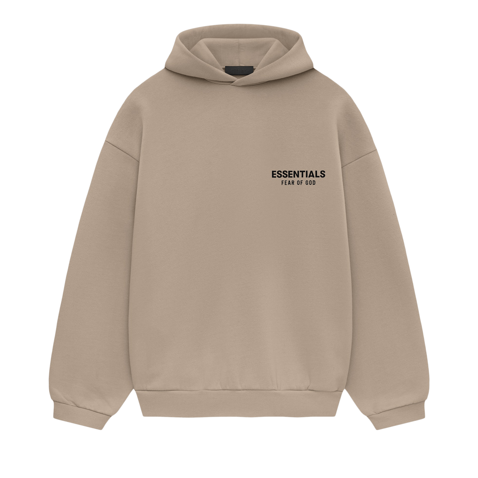Essentials × Fear of God Fear of God Essentials Fleece Hoodie II Desert ...