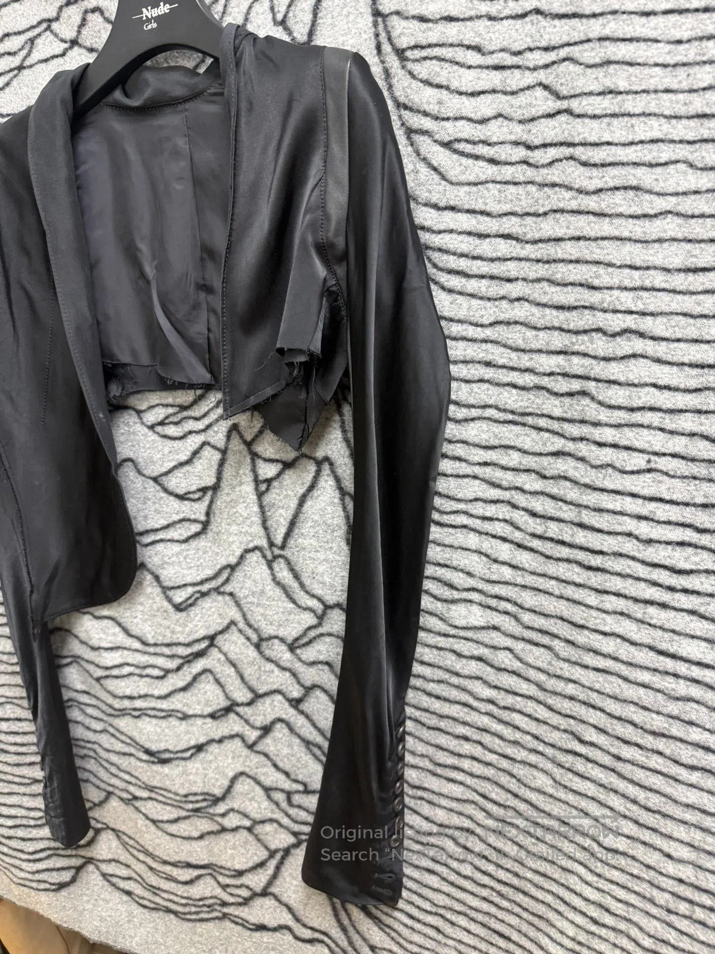 Other Asymmetric Deconstructed Silk Jacket. Size US M / EU 48-50 / 2 - 3 Thumbnail