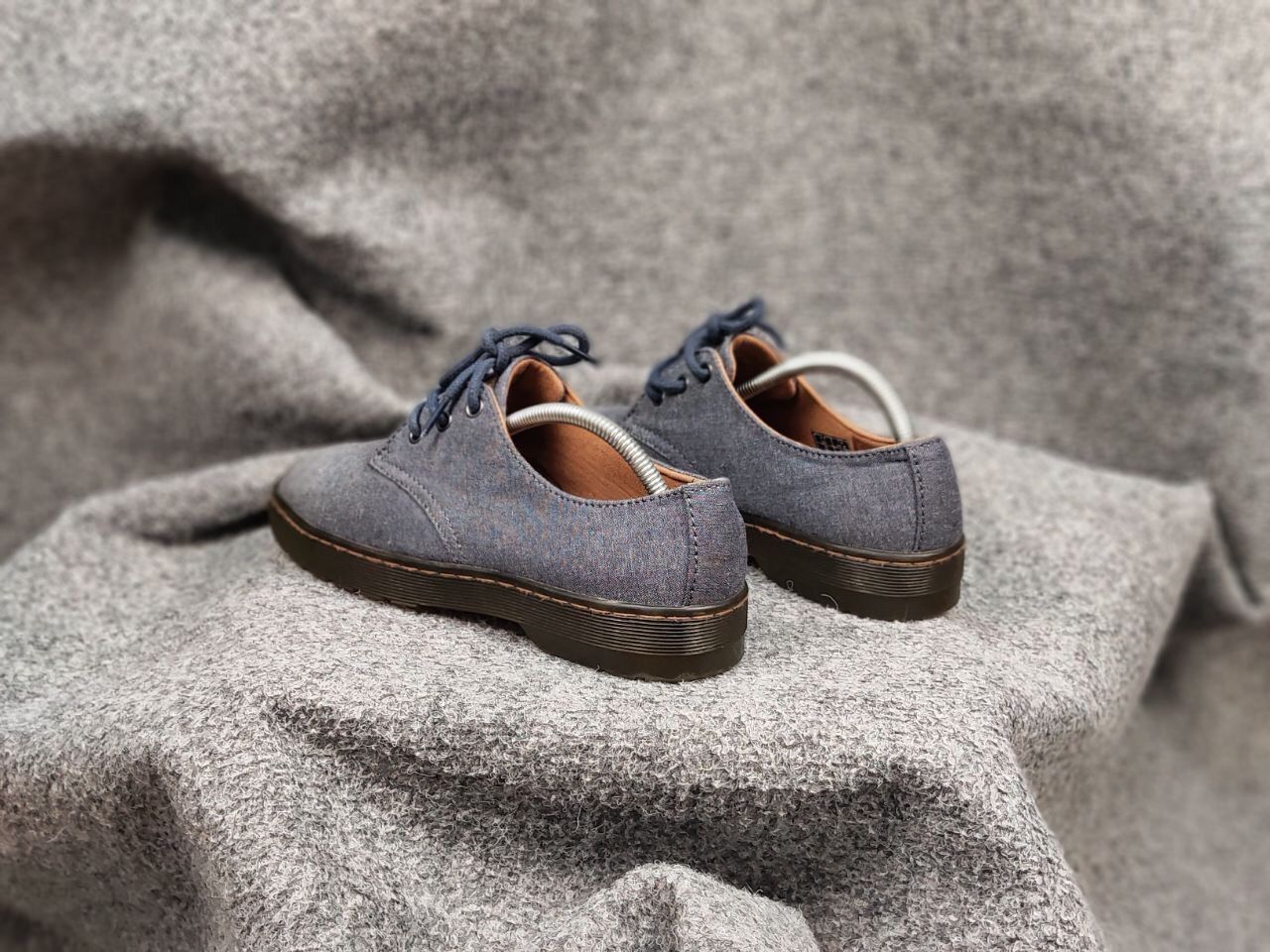 Dr. Martens Dr. Martens Delray Canvas Dark Classic Shoes Oxford Boots Size US 6.5 / EU 39-40 - 8 Thumbnail