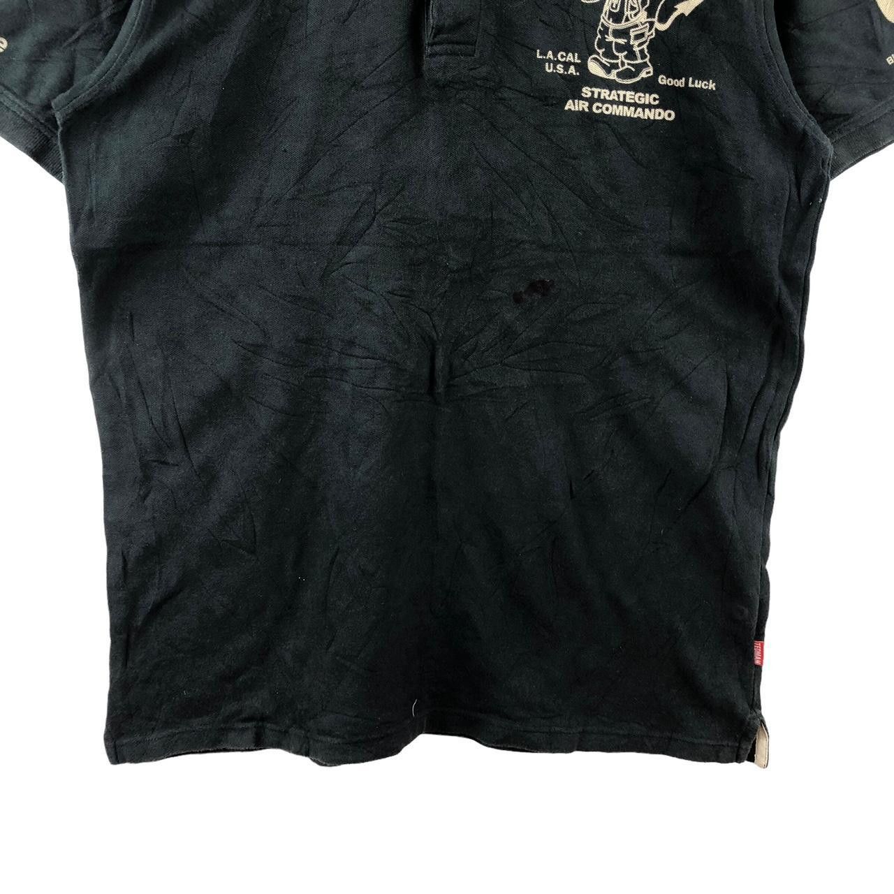 Other Vintage TEDMAN’S DEVIL MOSQUITOES AF Base Polo Tee Shirt Size US L / EU 52-54 / 3 - 4 Thumbnail