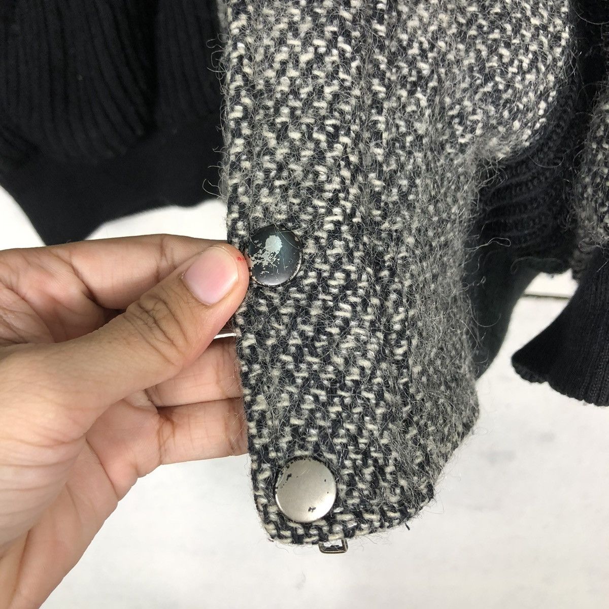 Japanese Brand 🔥VINTAGE WOOL BOMBER JACKET LOTUS TOKYO JAPAN ISSEY MIYAKE Size US L / EU 52-54 / 3 - 16 Thumbnail