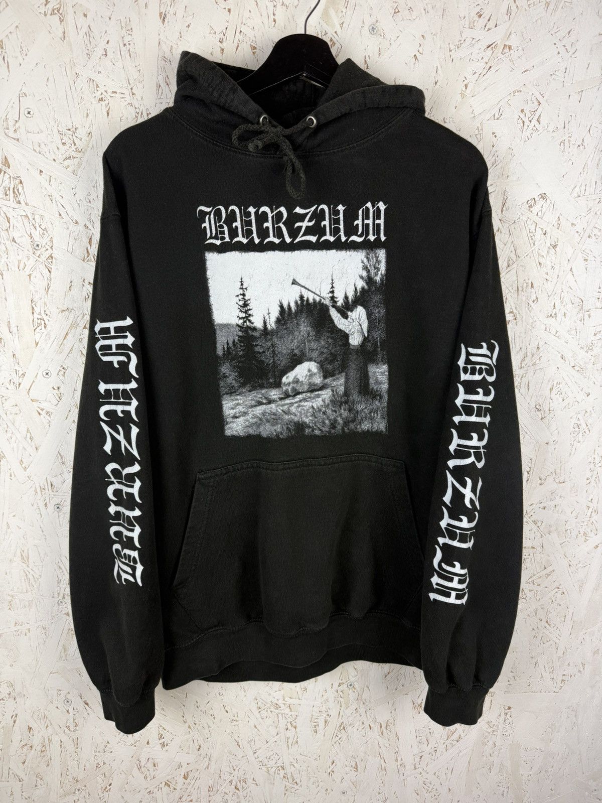 Band Tees Vintage Burzum Filosofem Black Metal Band Hoodie Size M Size US M / EU 48-50 / 2 - 1 Thumbnail