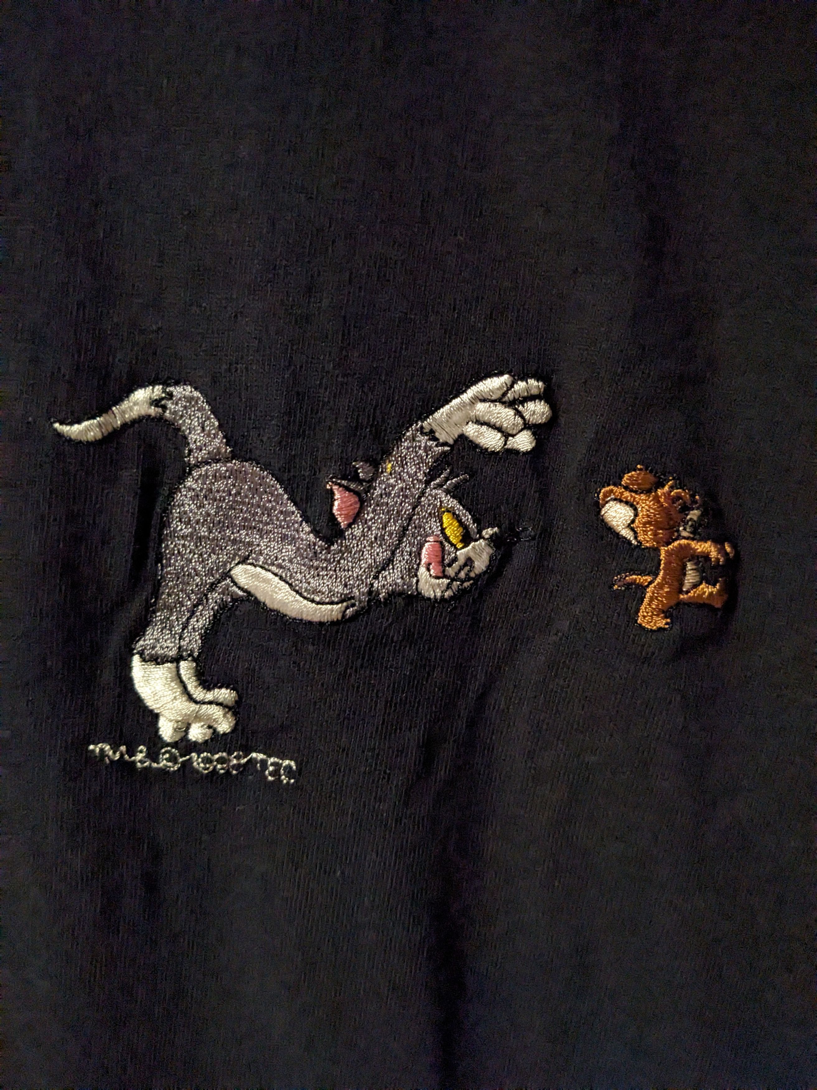 Cartoon Network × Vintage Vintage 1998 Tom & Jerry Cartoon Network Black Large T-Shirt Size US L / EU 52-54 / 3 - 2 Thumbnail