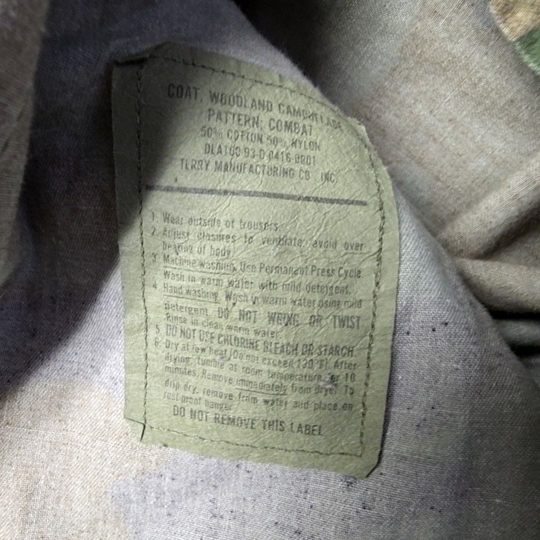Vintage Vintage US Air Force Camo Woodland Combat Jacket Military S Size US S / EU 44-46 / 1 - 7 Thumbnail