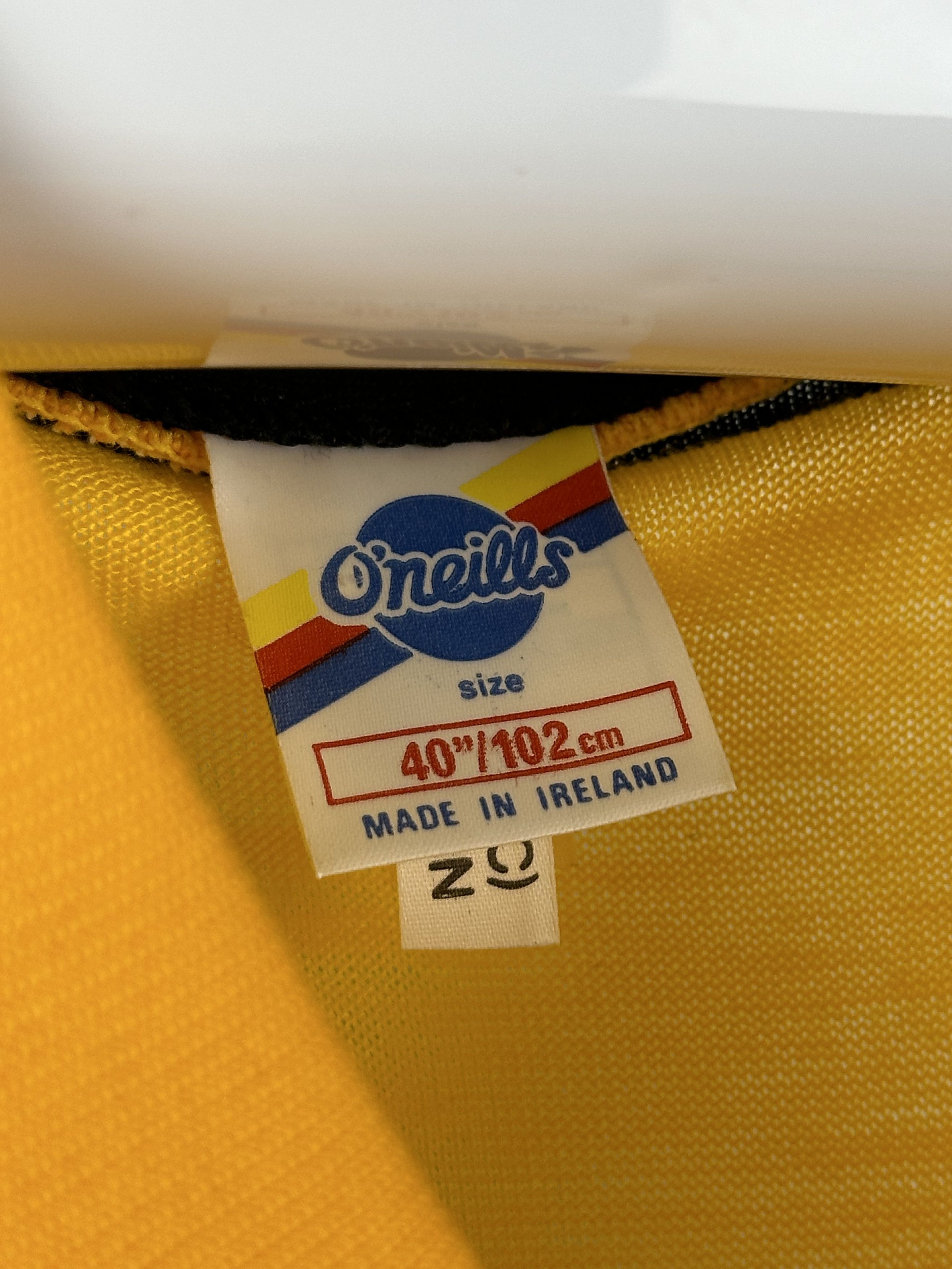 Vintage CASTLEFORD TIGER 1988 89 RUGBY SHIRT JERSEY VINTAGE O'Neills Size US M / EU 48-50 / 2 - 5 Thumbnail