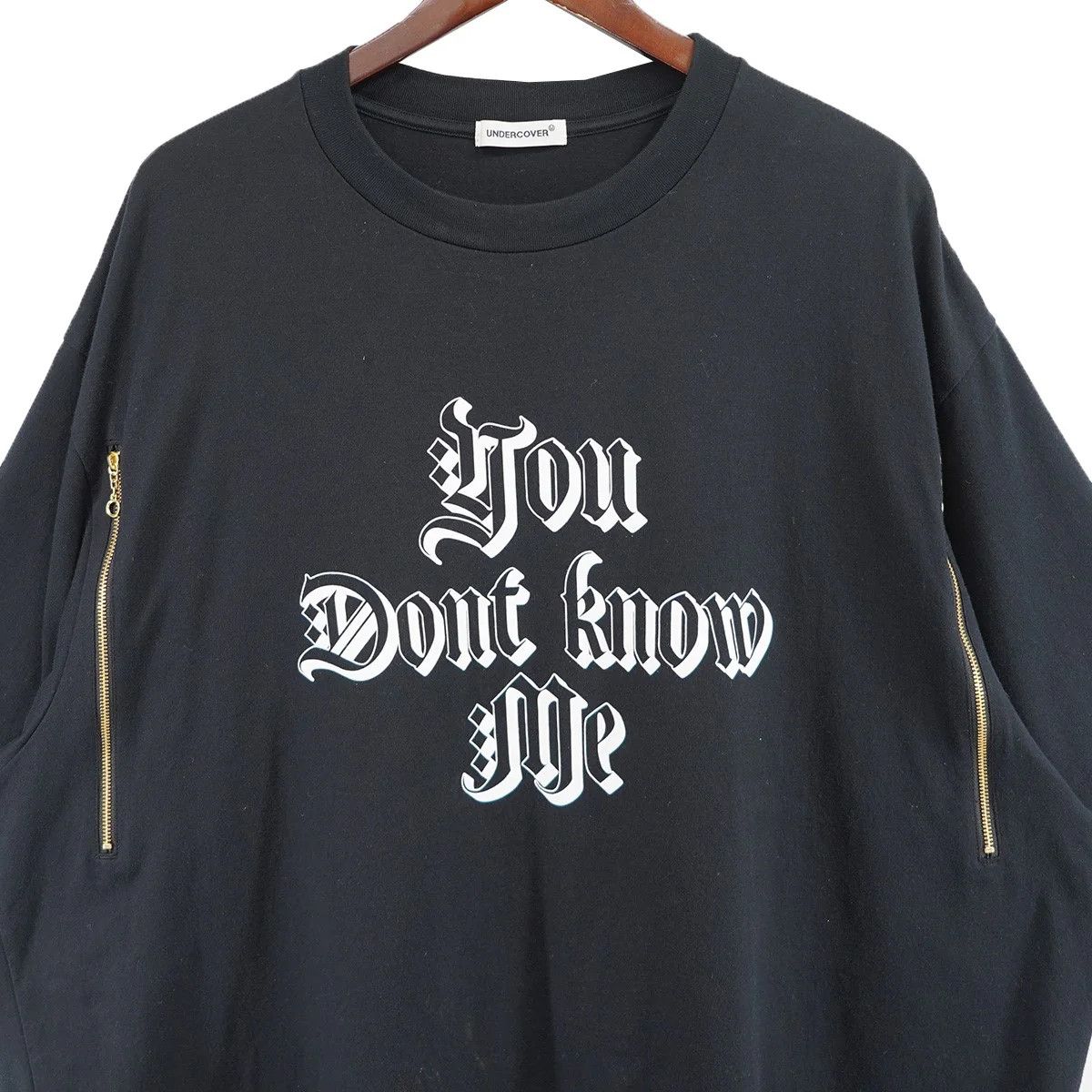 Undercover SS25 Gothic "You Dont Know Me" Boxy Tee Size US XXL / EU 58 / 5 - 3 Thumbnail