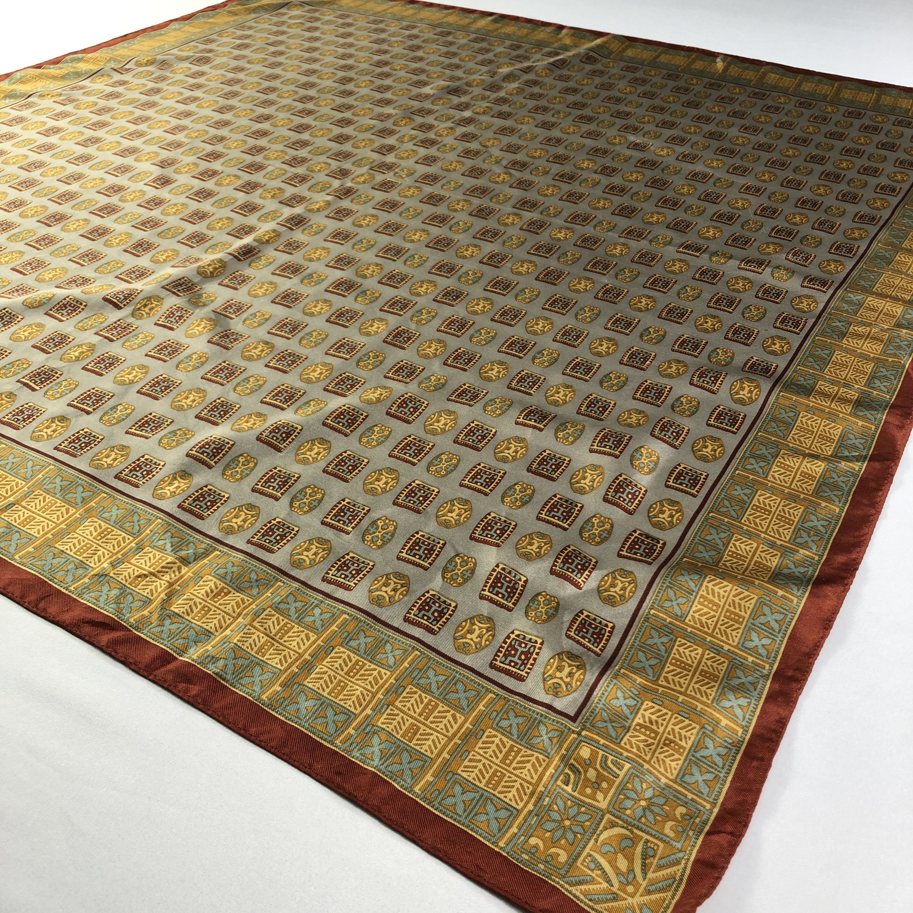 Vintage Vintage Silk Scarf Size ONE SIZE - 3 Thumbnail