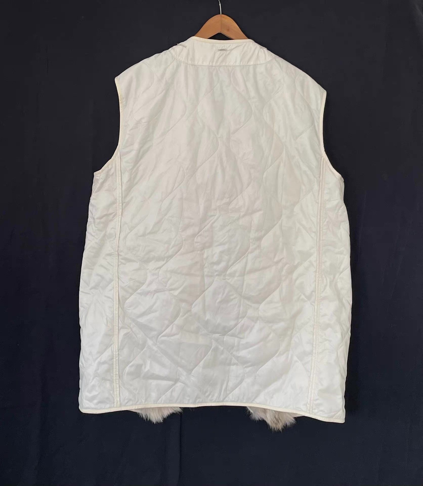 Roberto Cavalli Roberto Cavalli Fur-Trimmed Quilted Vest Ｑ21 Size US M / EU 48-50 / 2 - 5 Thumbnail